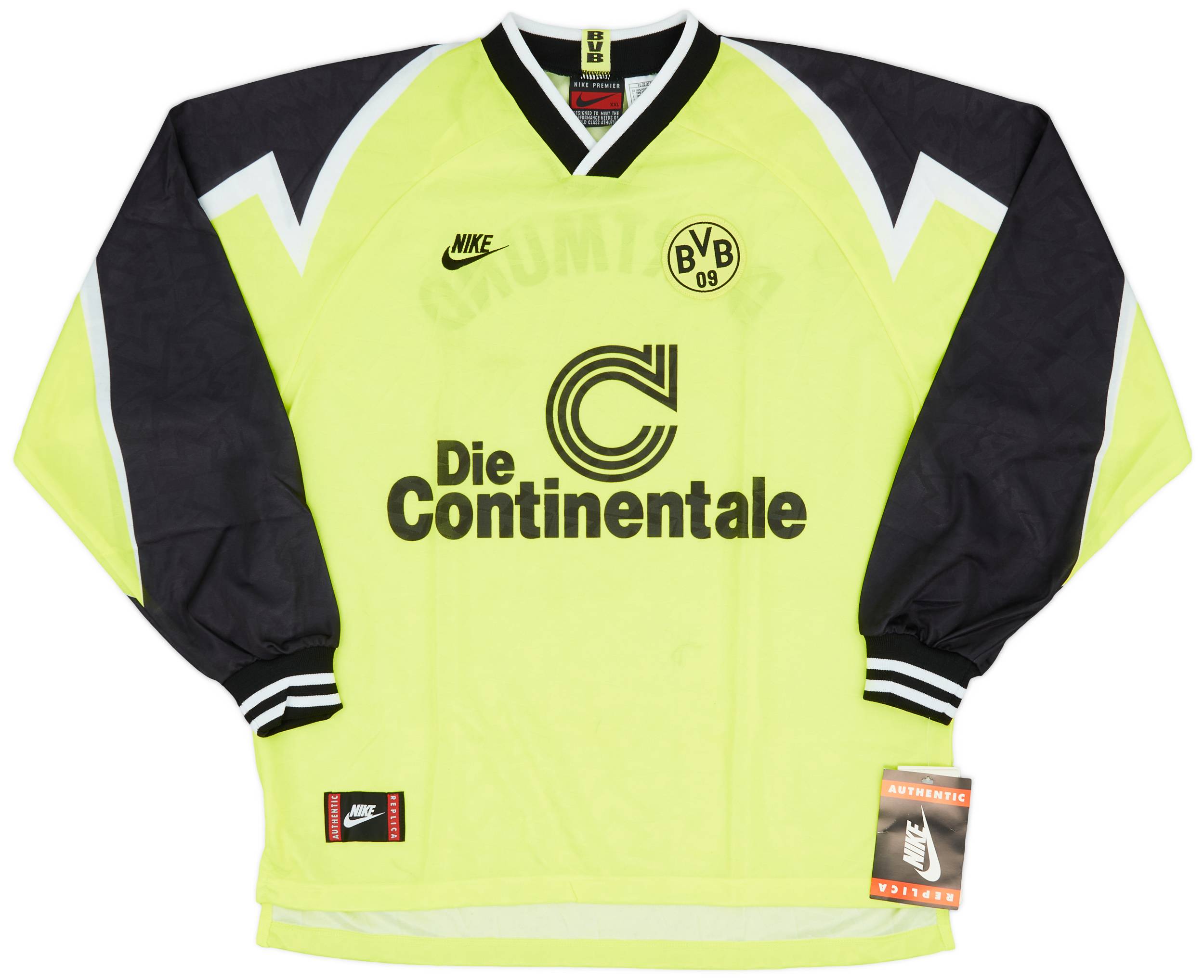 1995-96 Borussia Dortmund Home L/S Shirt (XXL)