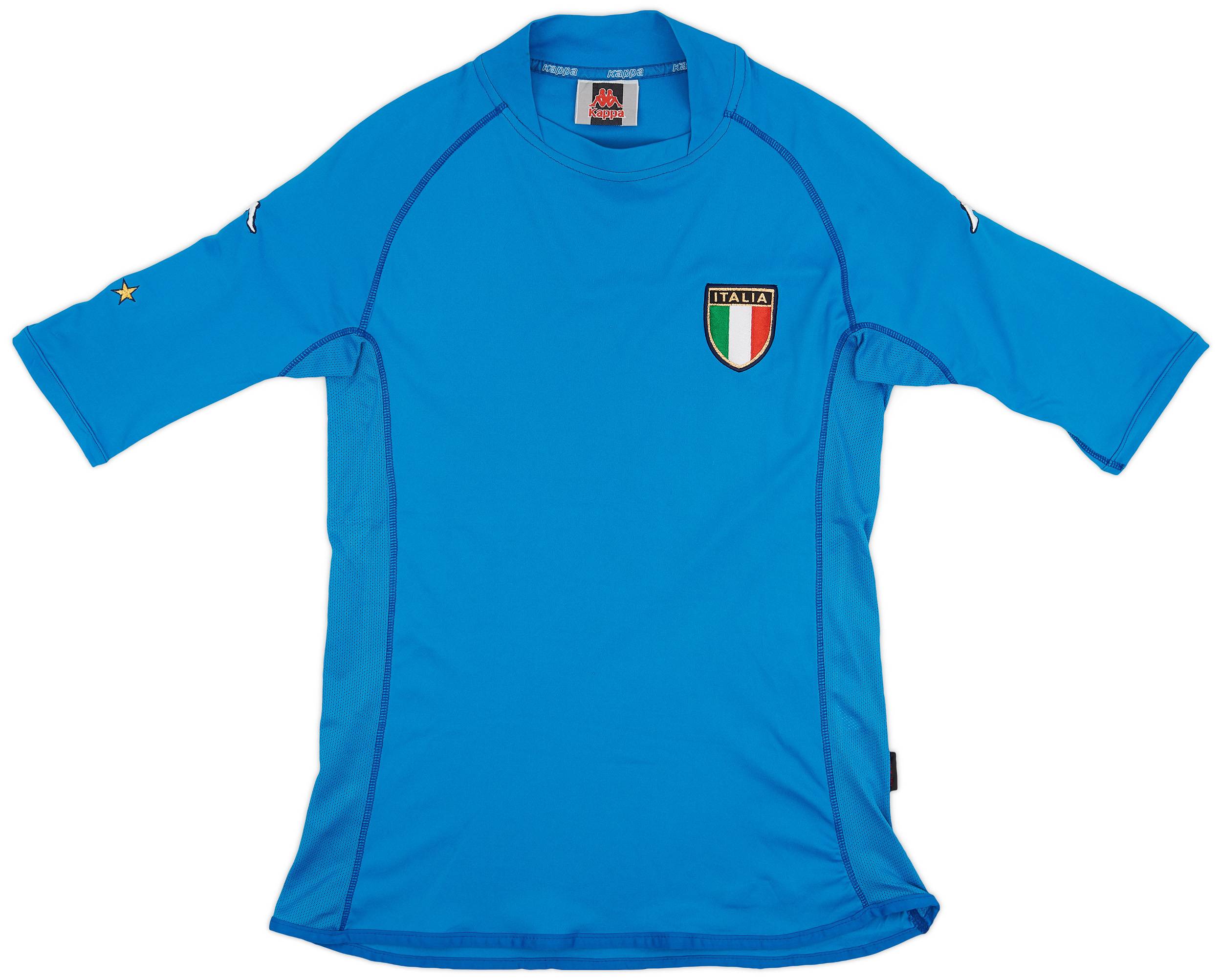 2002 Italy Basic Home Shirt - 8/10 - (S)