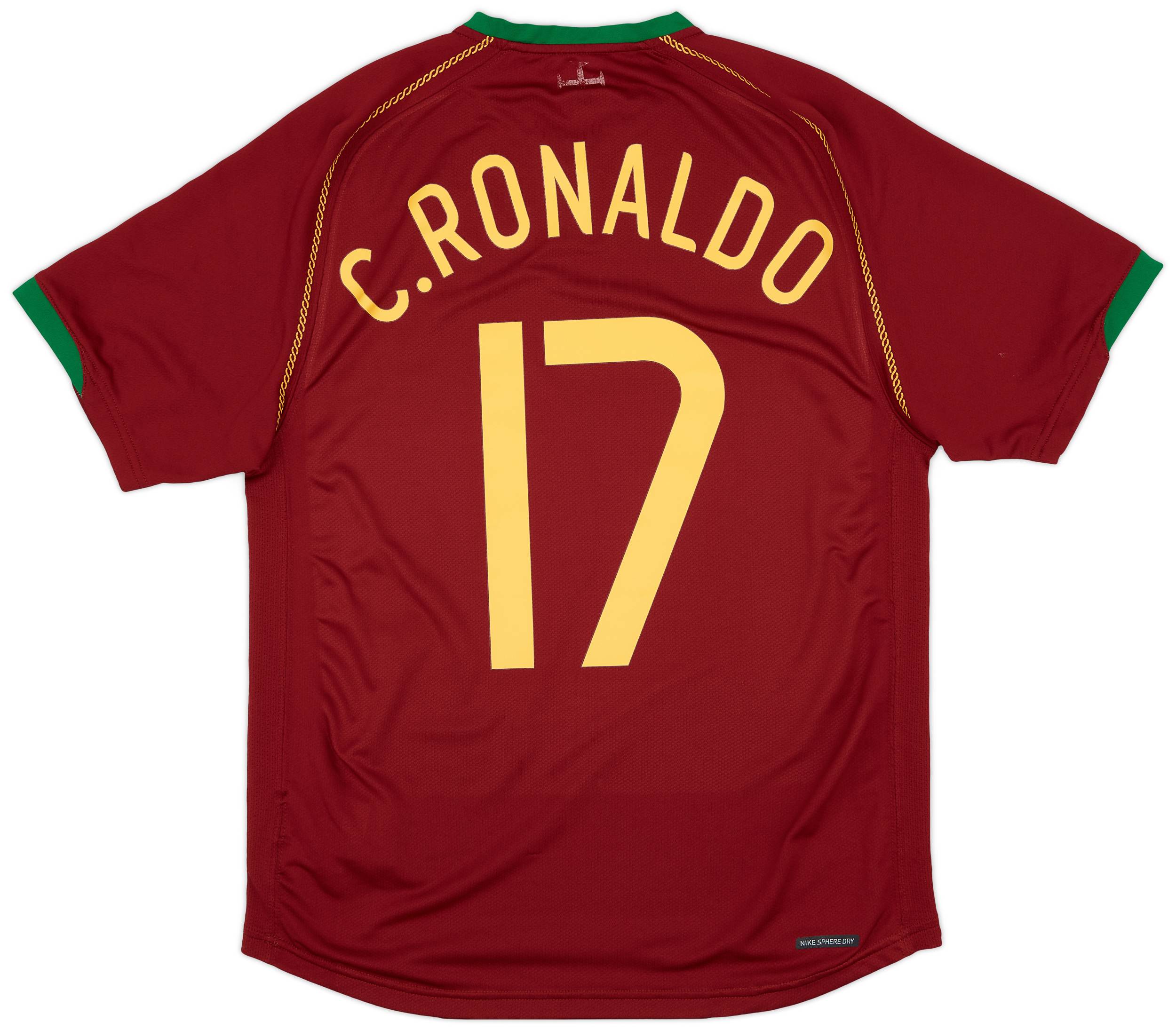 2006-08 Portugal Home Shirt C.Ronaldo #17 - 8/10 - (S)
