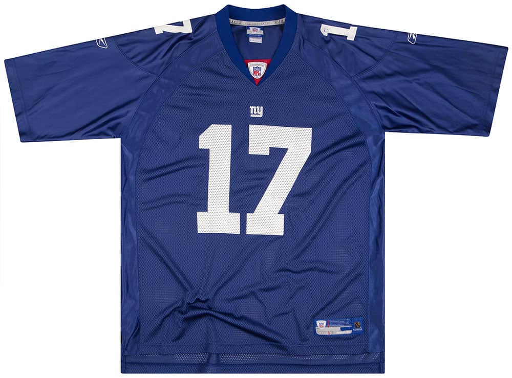2005-06 New York Giants Burress #17 Reebok On Field Jersey (Home) XXL