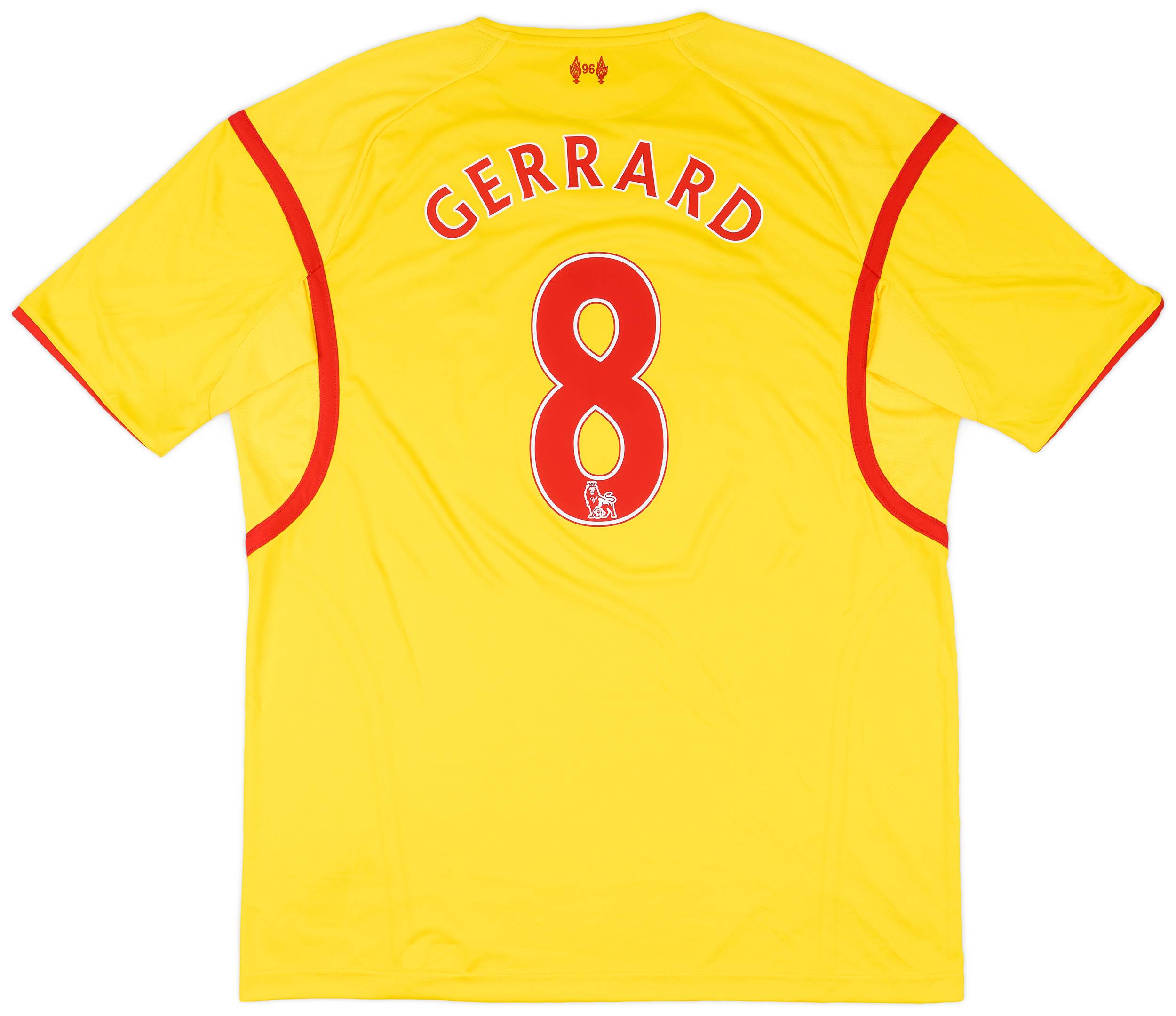 2014-15 Liverpool Away Shirt Gerrard #8 - 6/10 - (XXL)