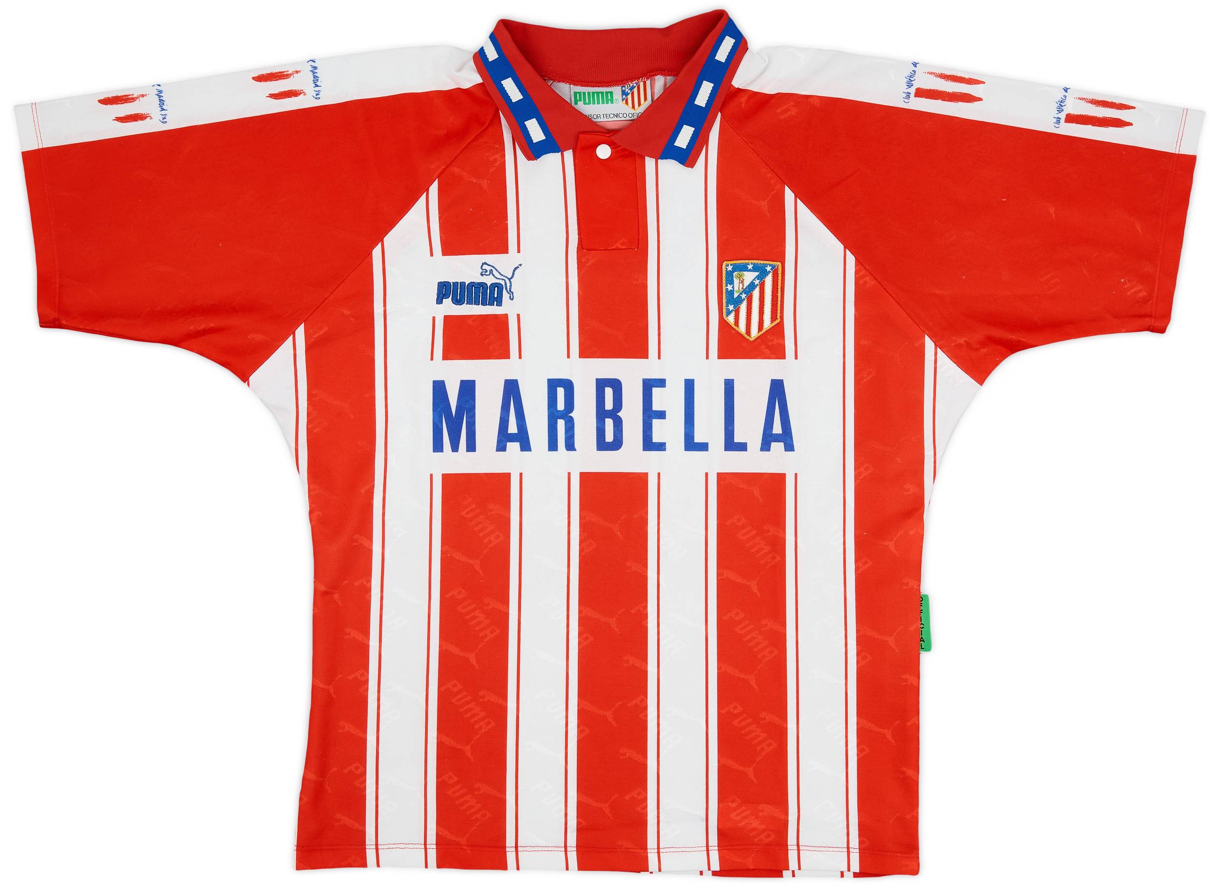 1994-95 Atletico Madrid Home Shirt - 9/10 - (S)