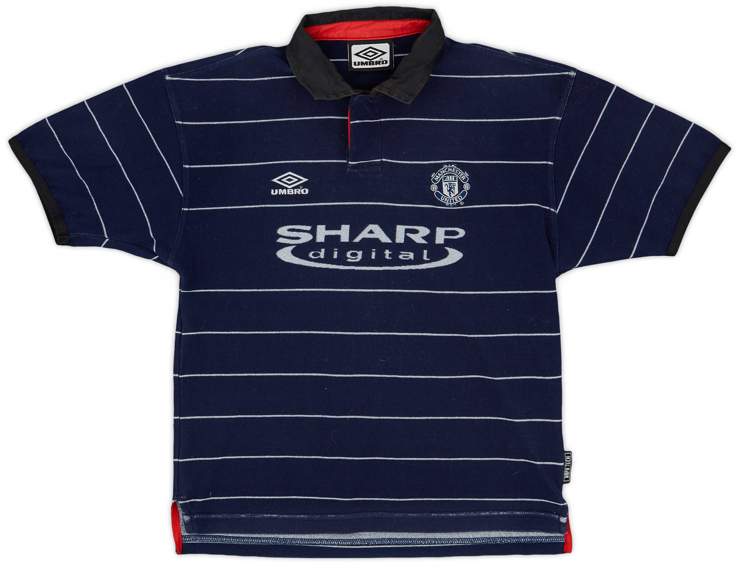 1999-00 Manchester United Away Shirt - 7/10 - (M.Boys)