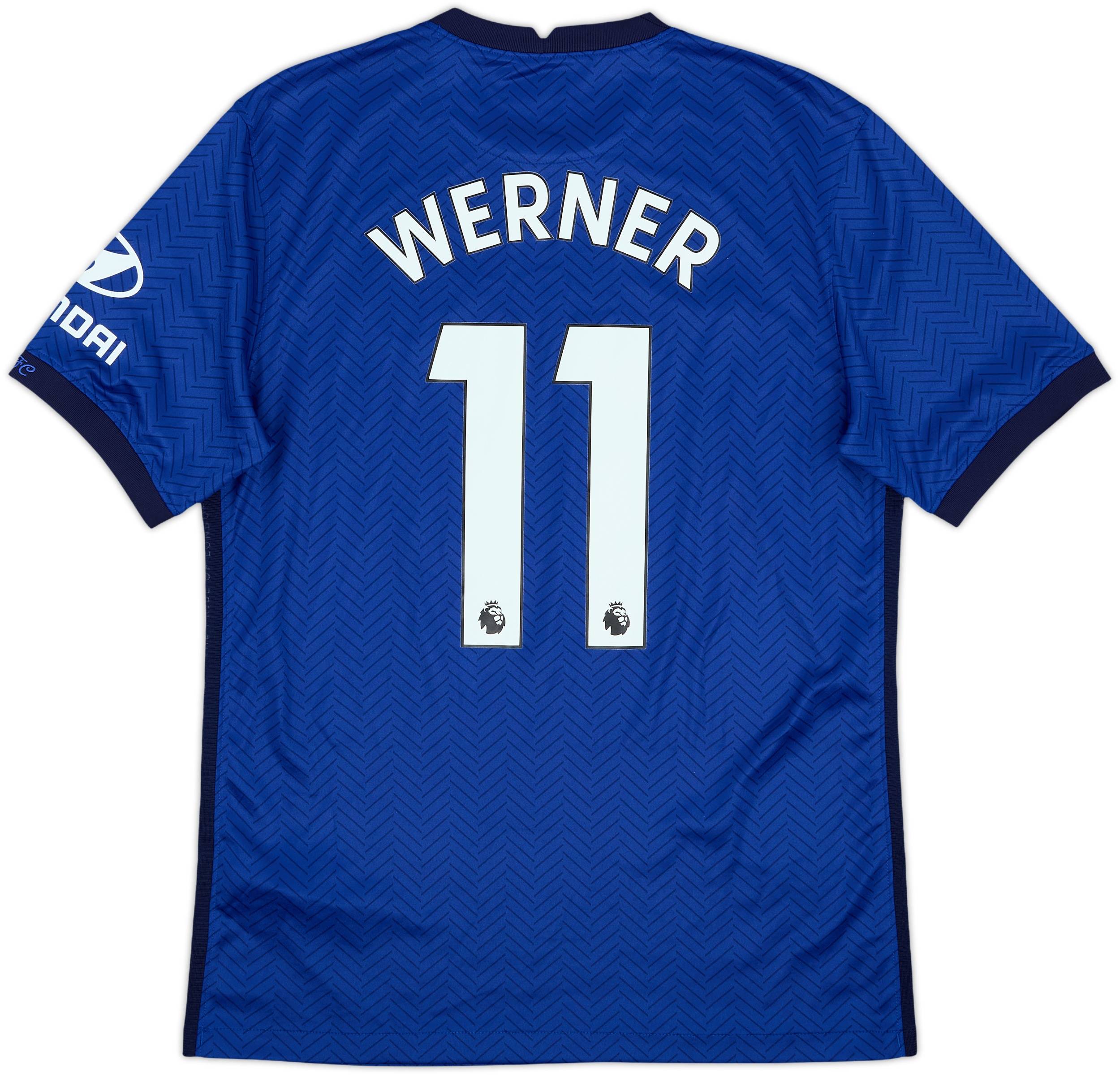 美品Chelsea FC Nike Werner 11 20/21 ユニフォーム 2020-21 Chelsea Home Shirt Werner #11 - 9/10 - (S)