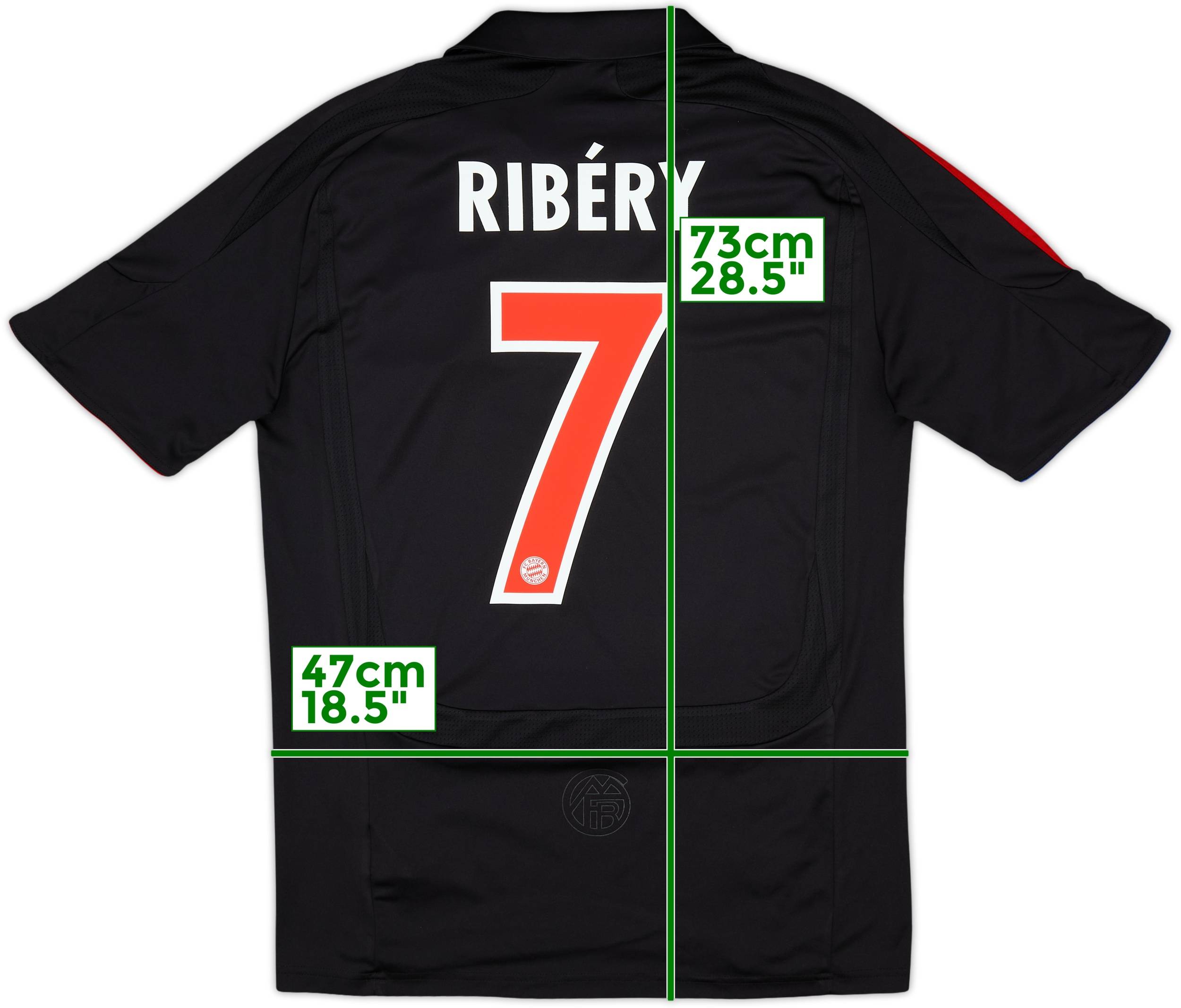 2007-08 Bayern Munich Third Shirt Ribery #7 - 10/10 - (S)