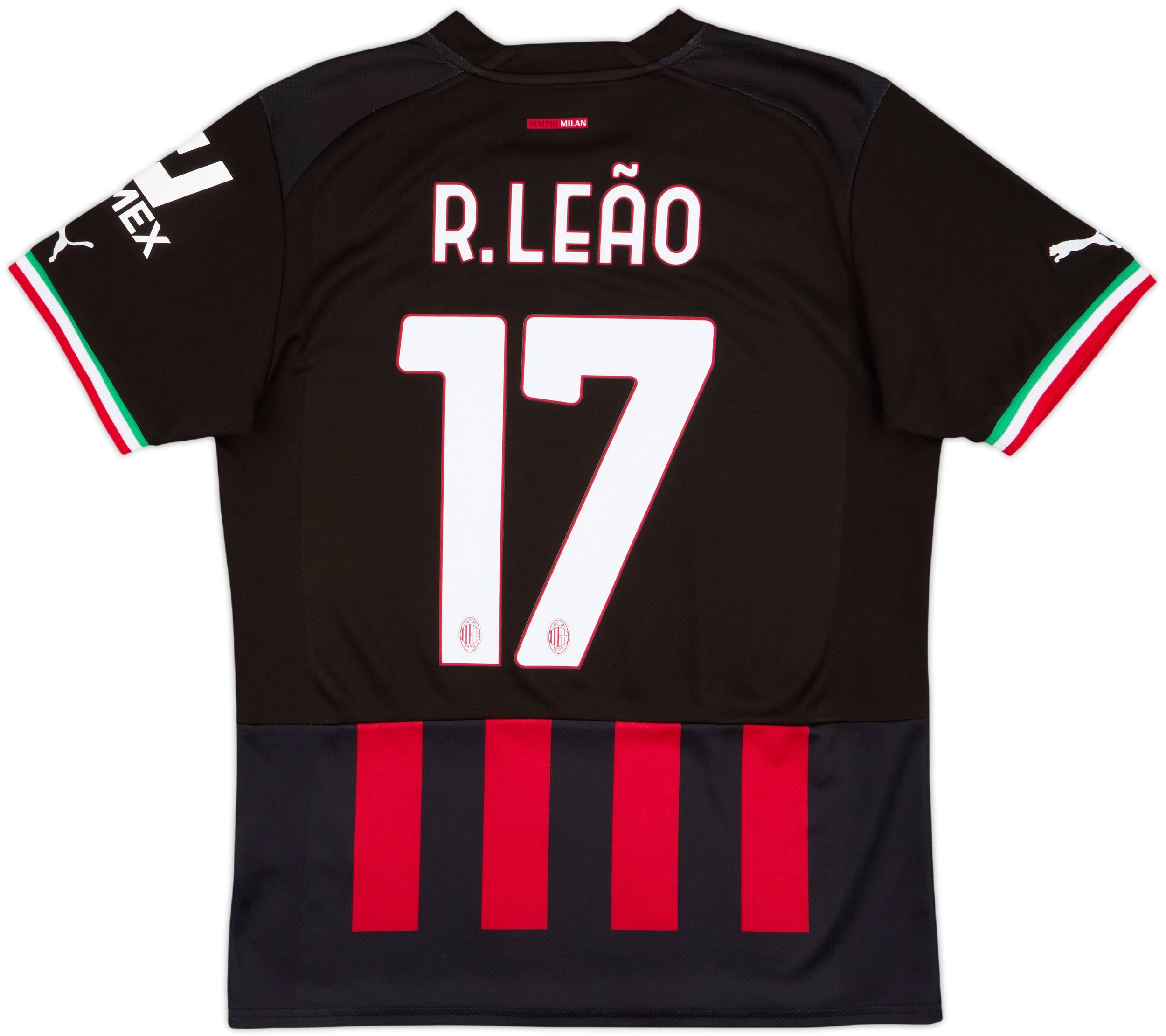 ACミラン 22/23 ホームオーセンティックユニフォーム 17番 R.LEAO 2022-23 AC Milan Home Shirt R.Leao #17 - 9/10 - (M)