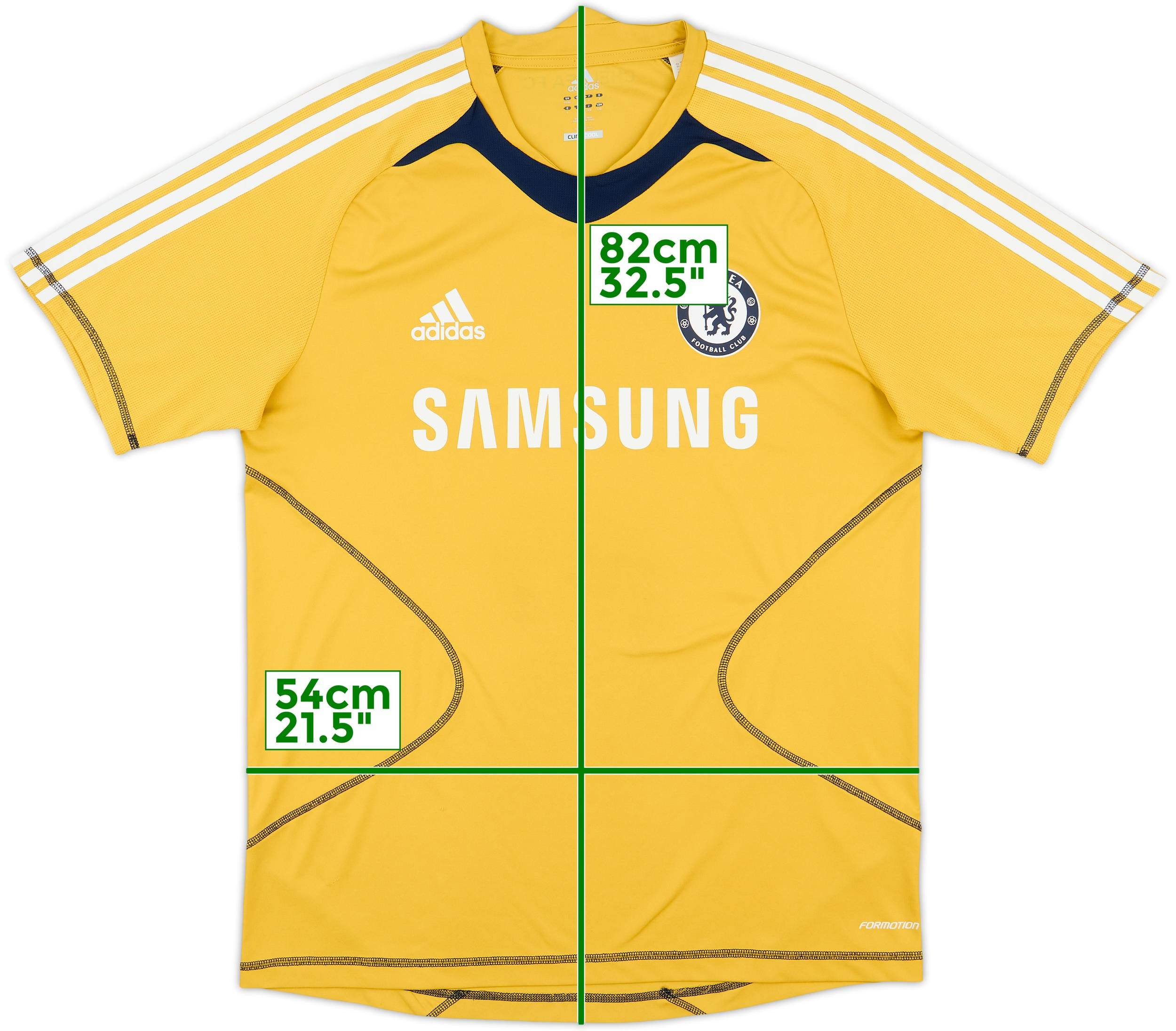 新品　Chelsea ユニフォーム　adidas 2010-11 Chelsea adidas Formotion Training Shirt - 9/10 - (L/XL)