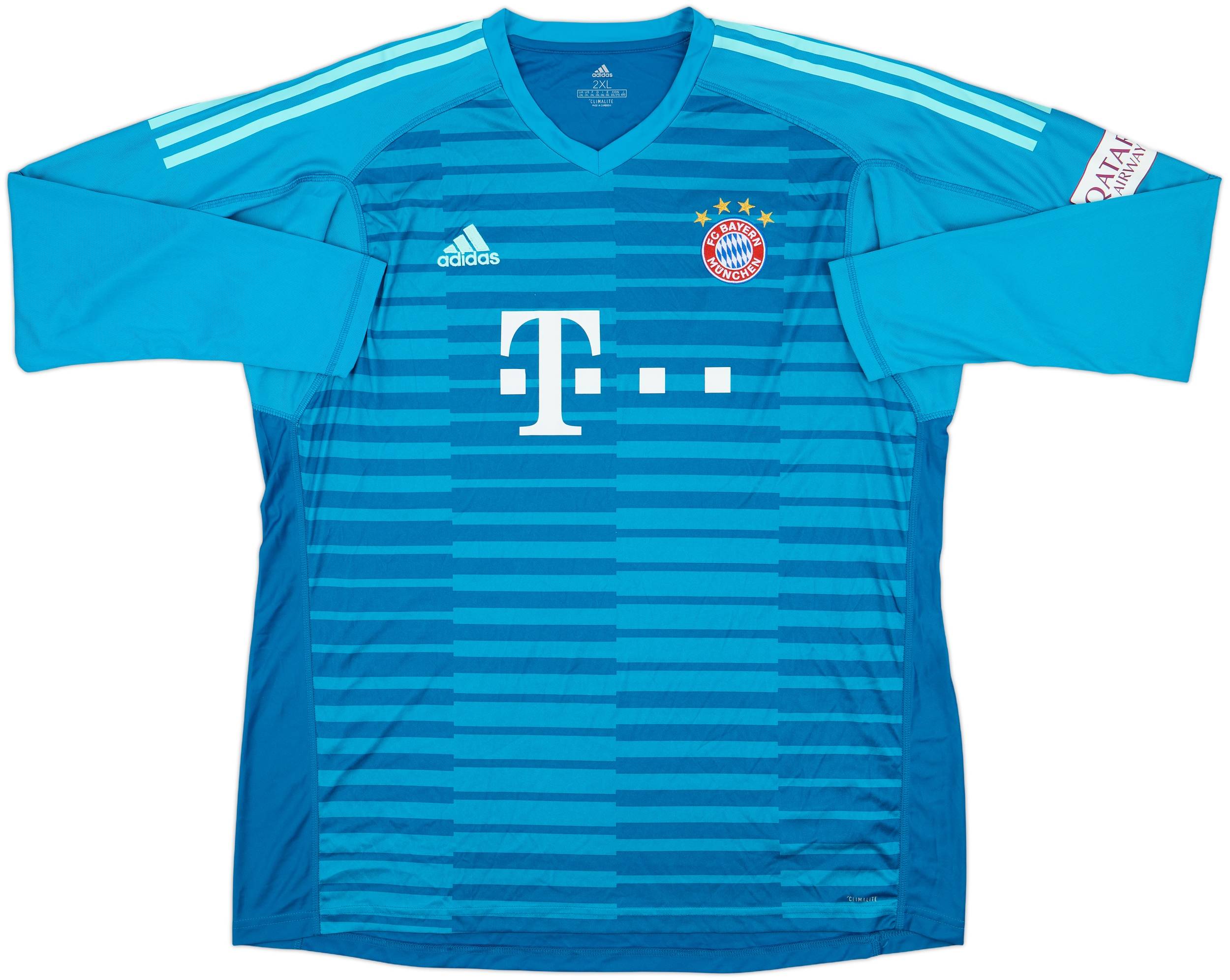 2018-19 Bayern Munich 'Signed' GK Shirt Neuer #1 - 9/10 - (XXL)