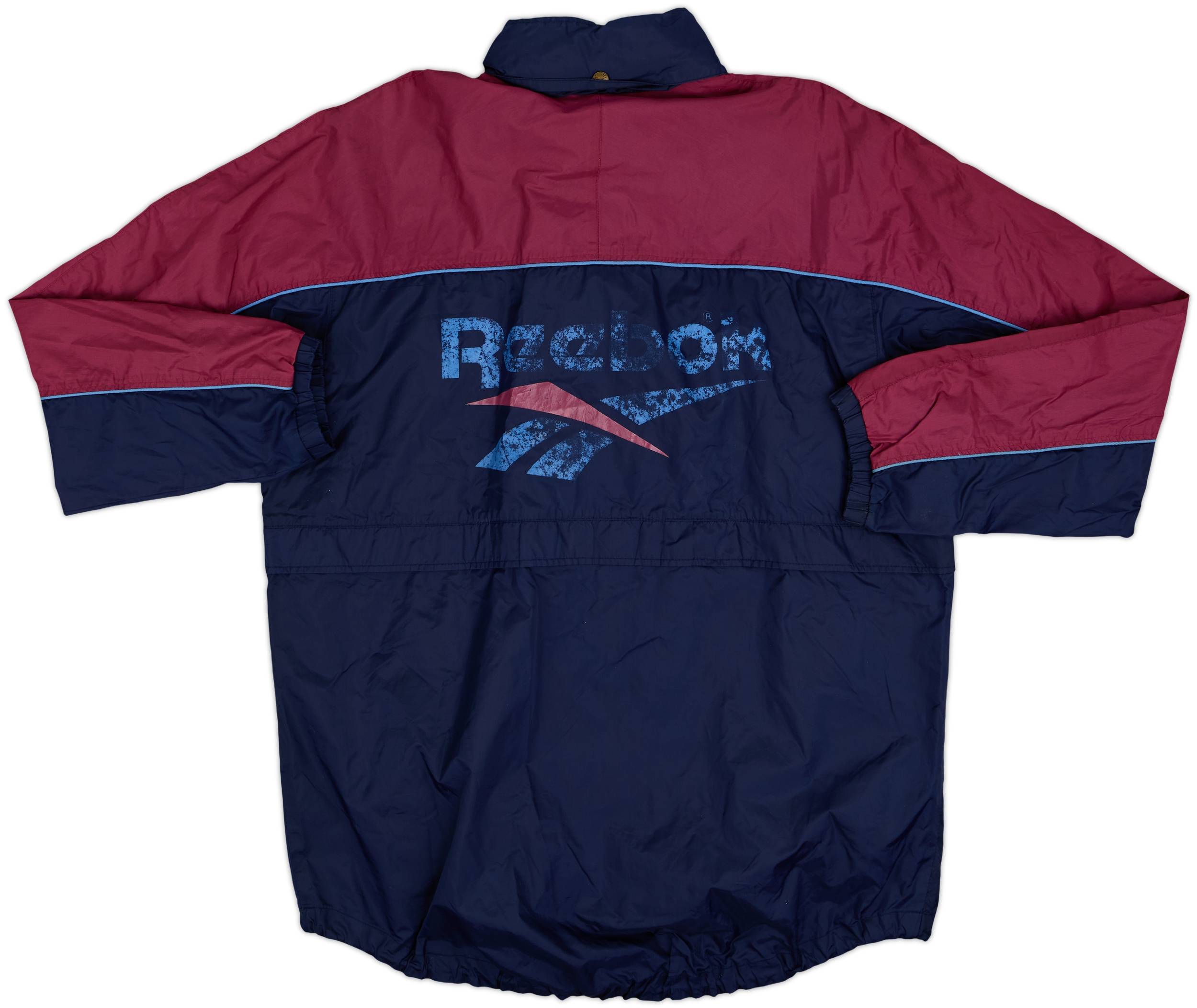 1995-97 Aston Villa Reebok Hooded Rain Jacket - 4/10 - (M)
