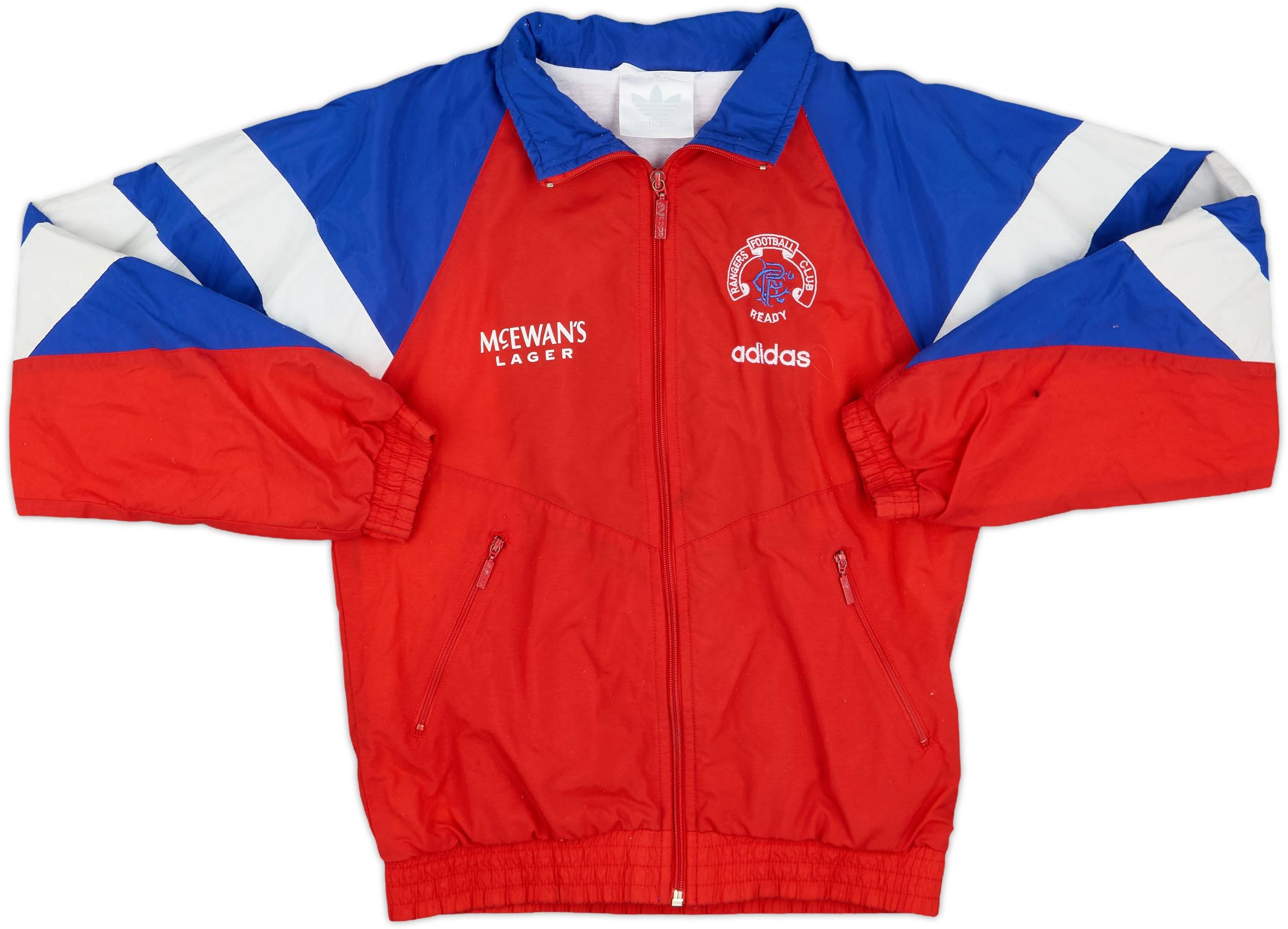 1992-94 Rangers adidas Track Jacket 9/10 - Main Image