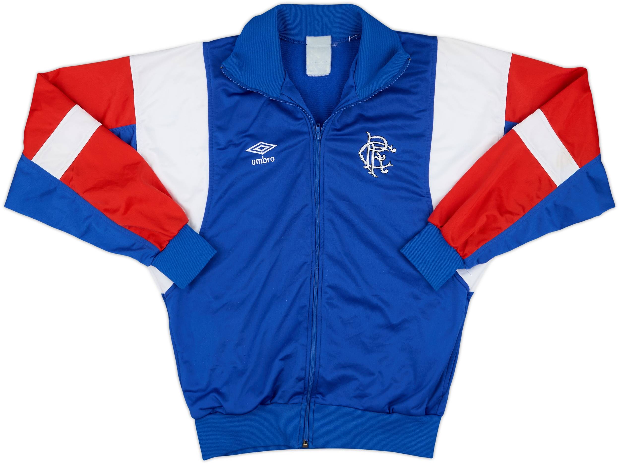 1987-90 Rangers Umbro Track Jacket - 8/10 - (S)