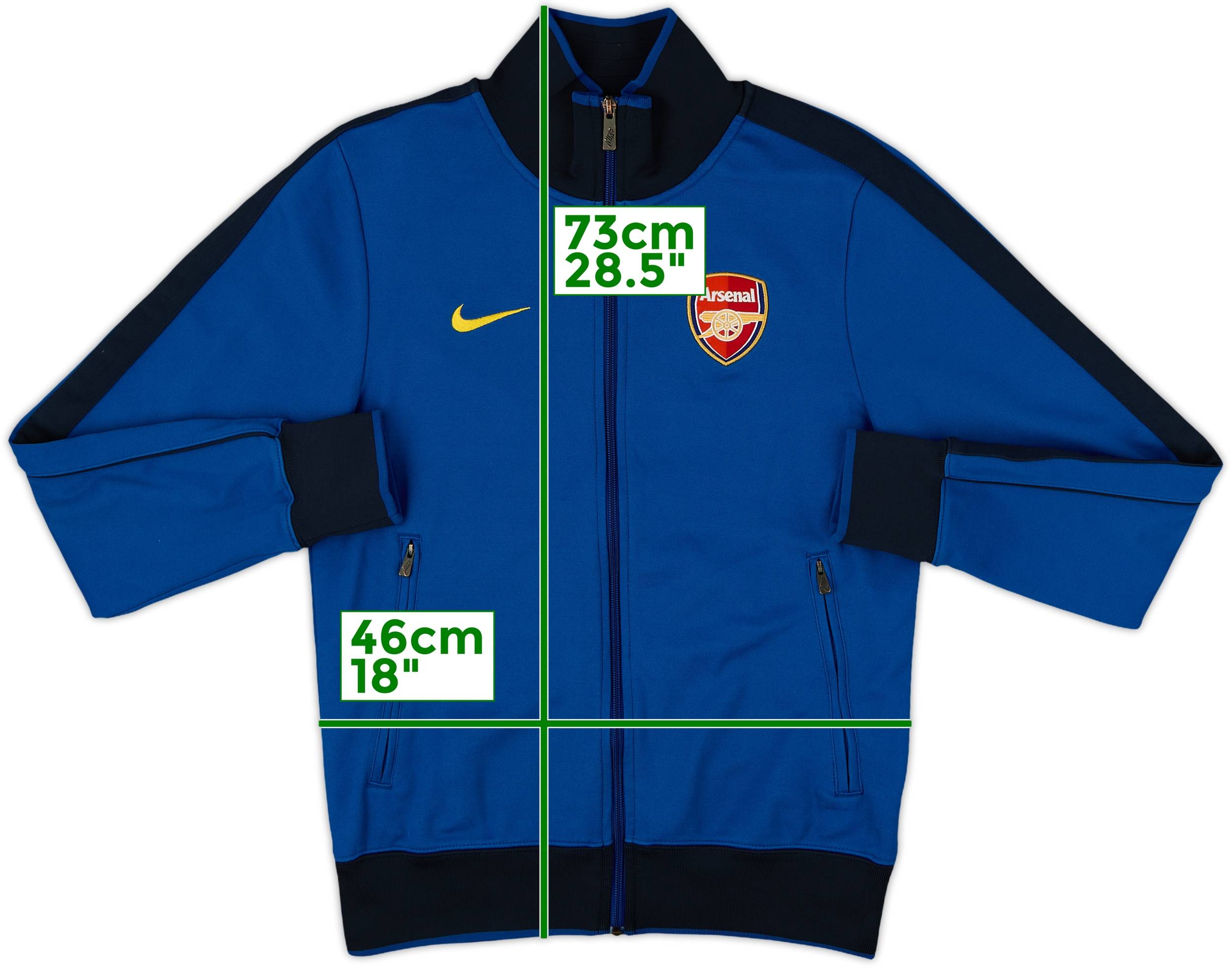 2012-13 Arsenal Nike Track Jacket - 9/10 - (S)