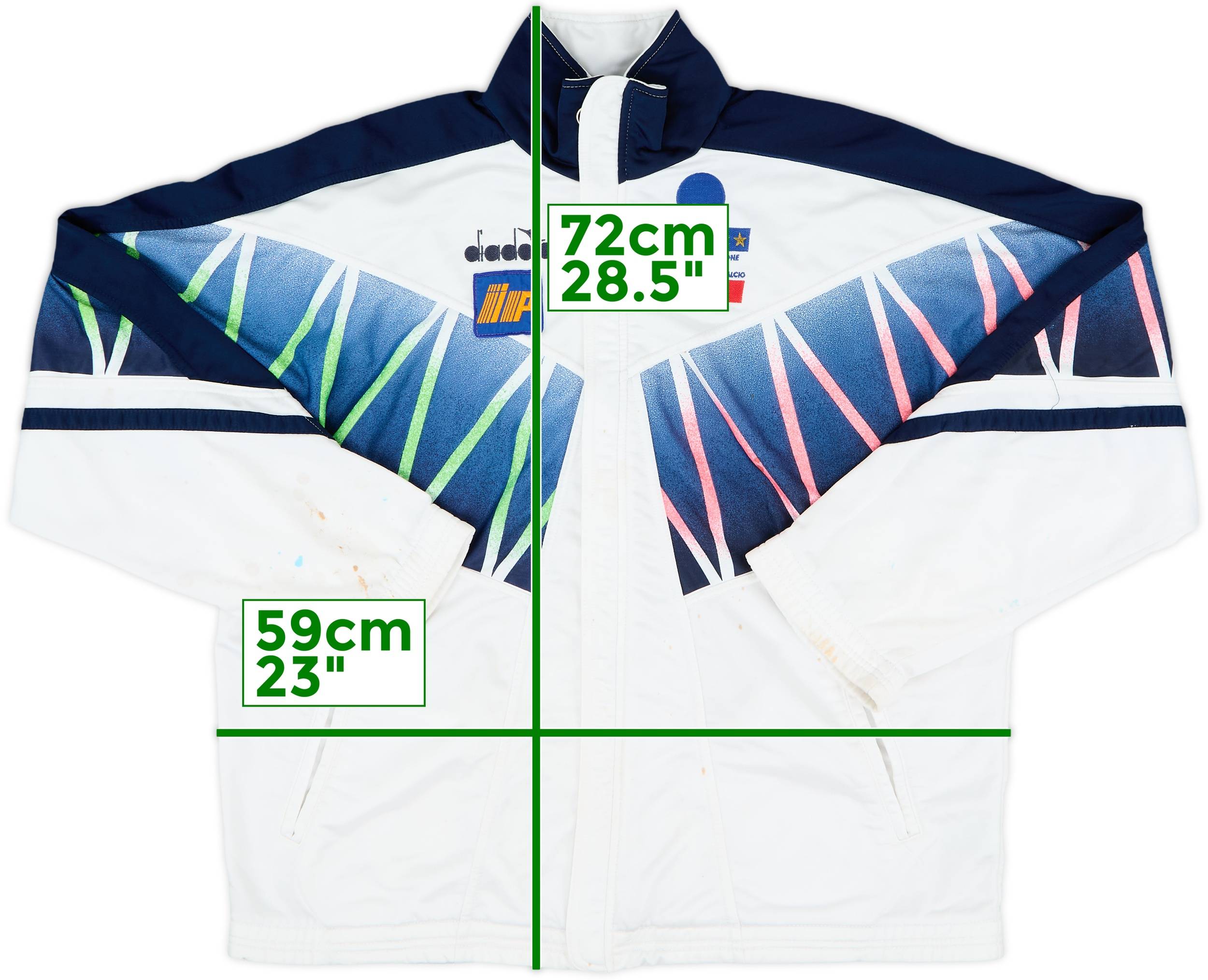 diadora 1994年　イタリアユニフォーム　メンズXL DIADORA 94年ワールドカップイタリア代表ホーム ユニフォーム