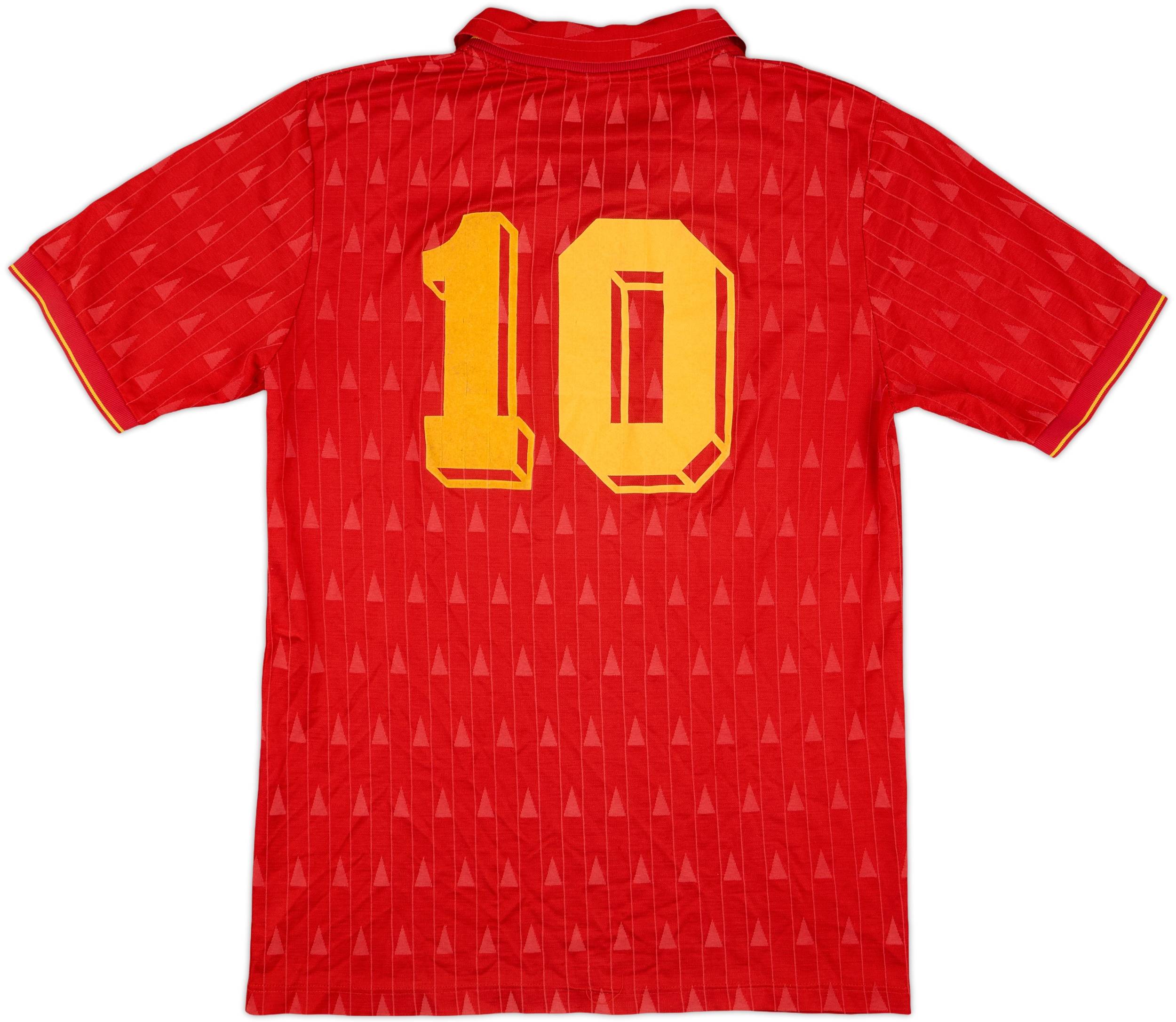 1988-90 Spain Home Shirt #10 - 8/10 - (M)