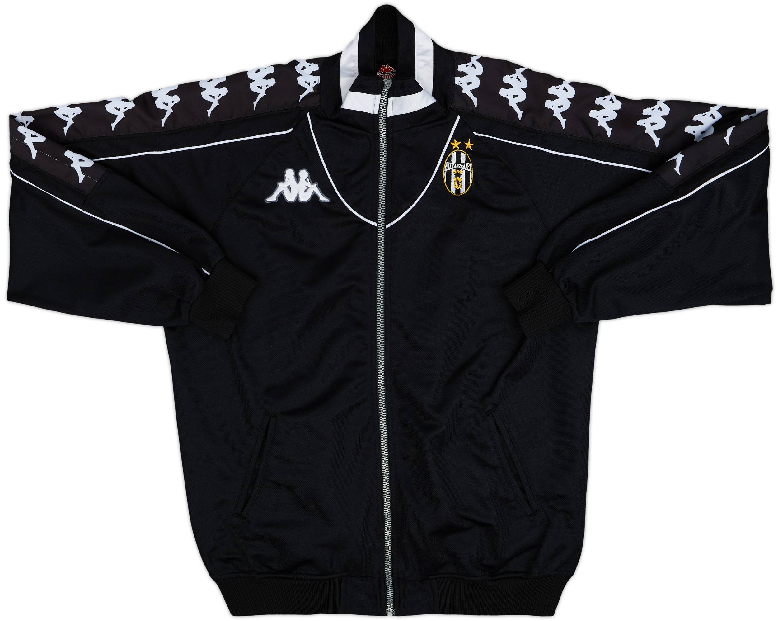 1998-99 90s Kappa Juventus トラックジャケット 1998-99 black Juventus Torino Kappa track jacket