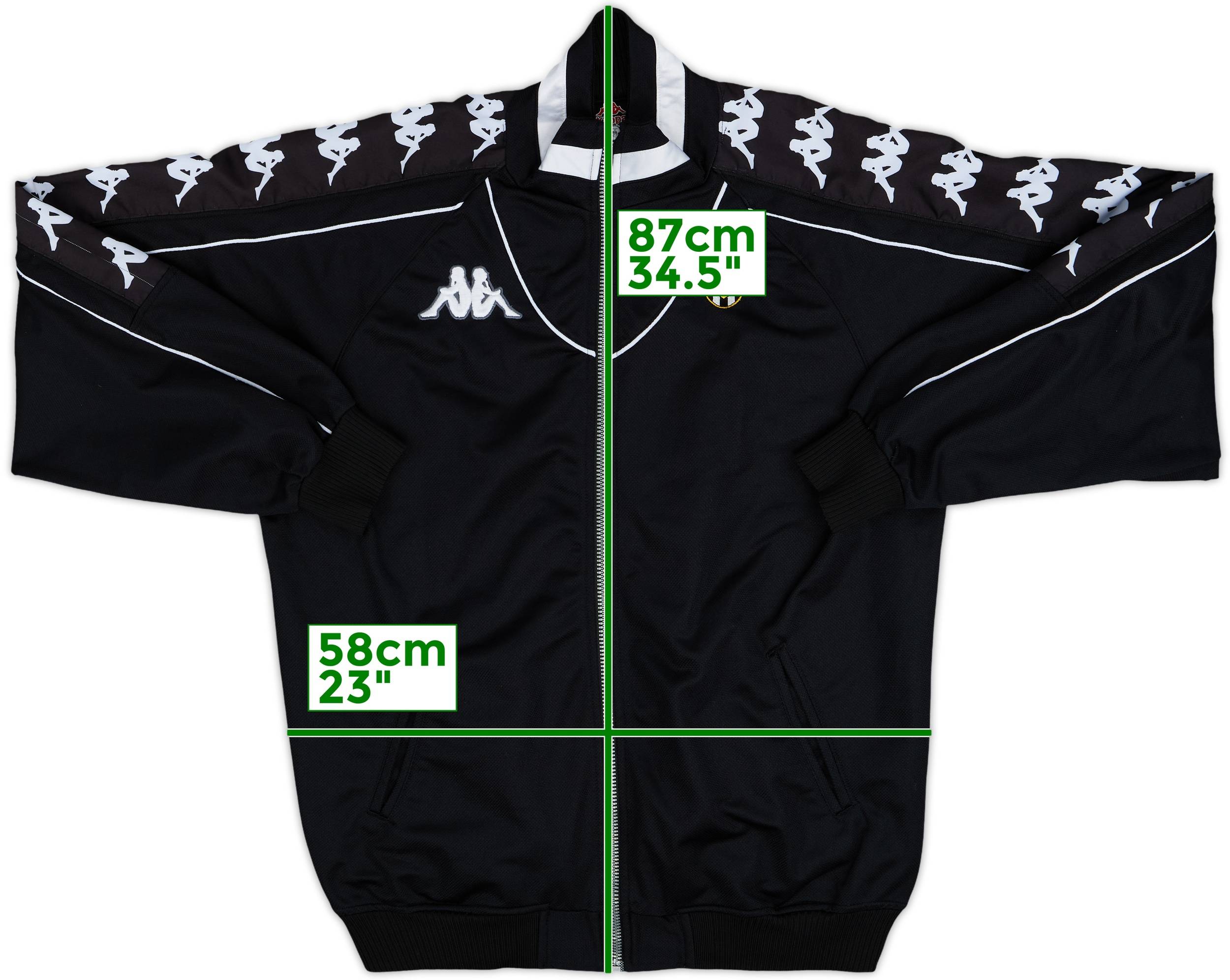 1998-99 90s Kappa Juventus トラックジャケット JUVENTUS 1998 1999 FOOTBALL SOCCER TRACK JACKET KAPPA sz XL