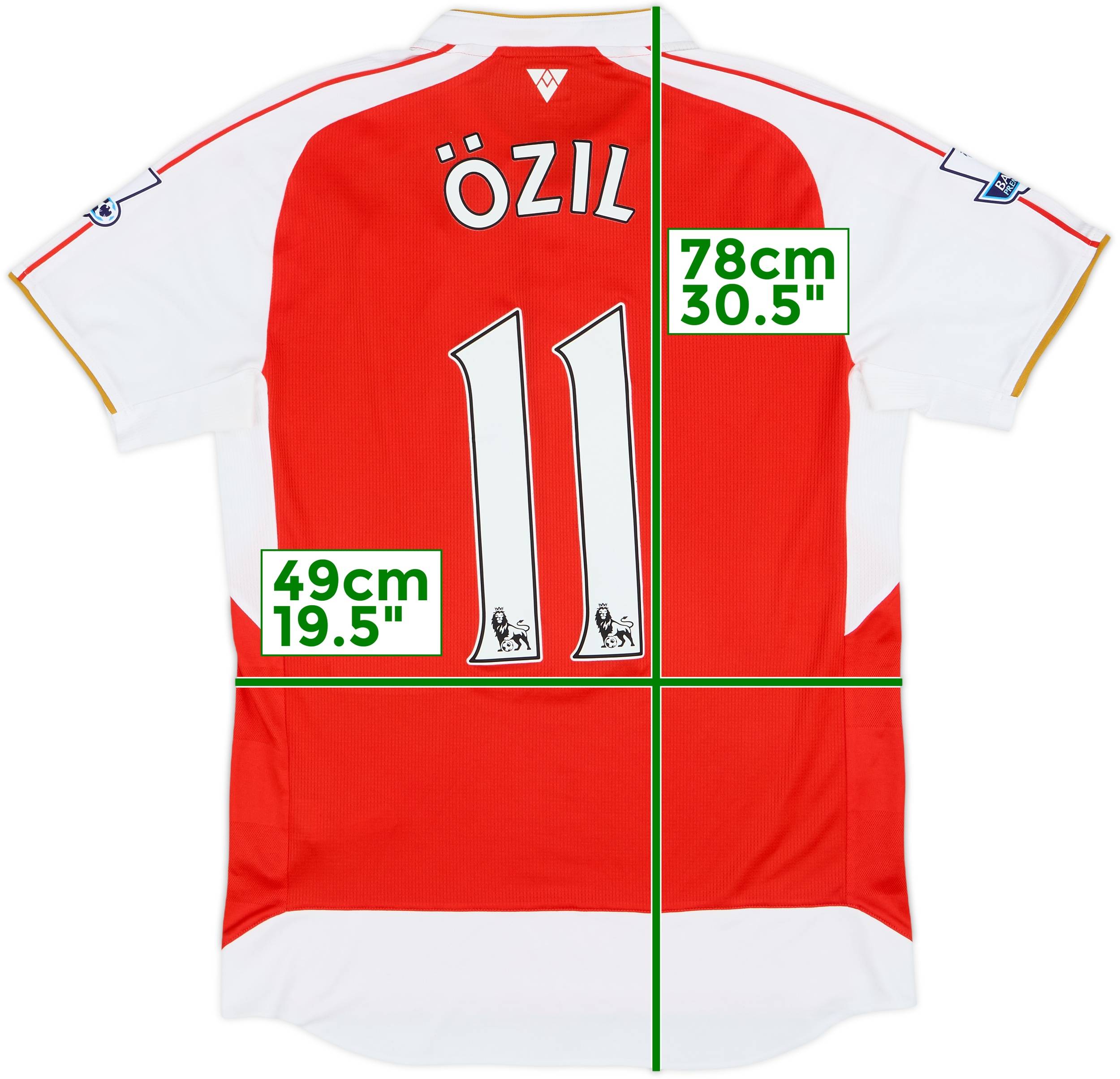 【美品】アーセナル ÖZIL 11 シャツ 美品】アーセナル ÖZIL 11 シャツ Mesut Ozil #11 Jersey