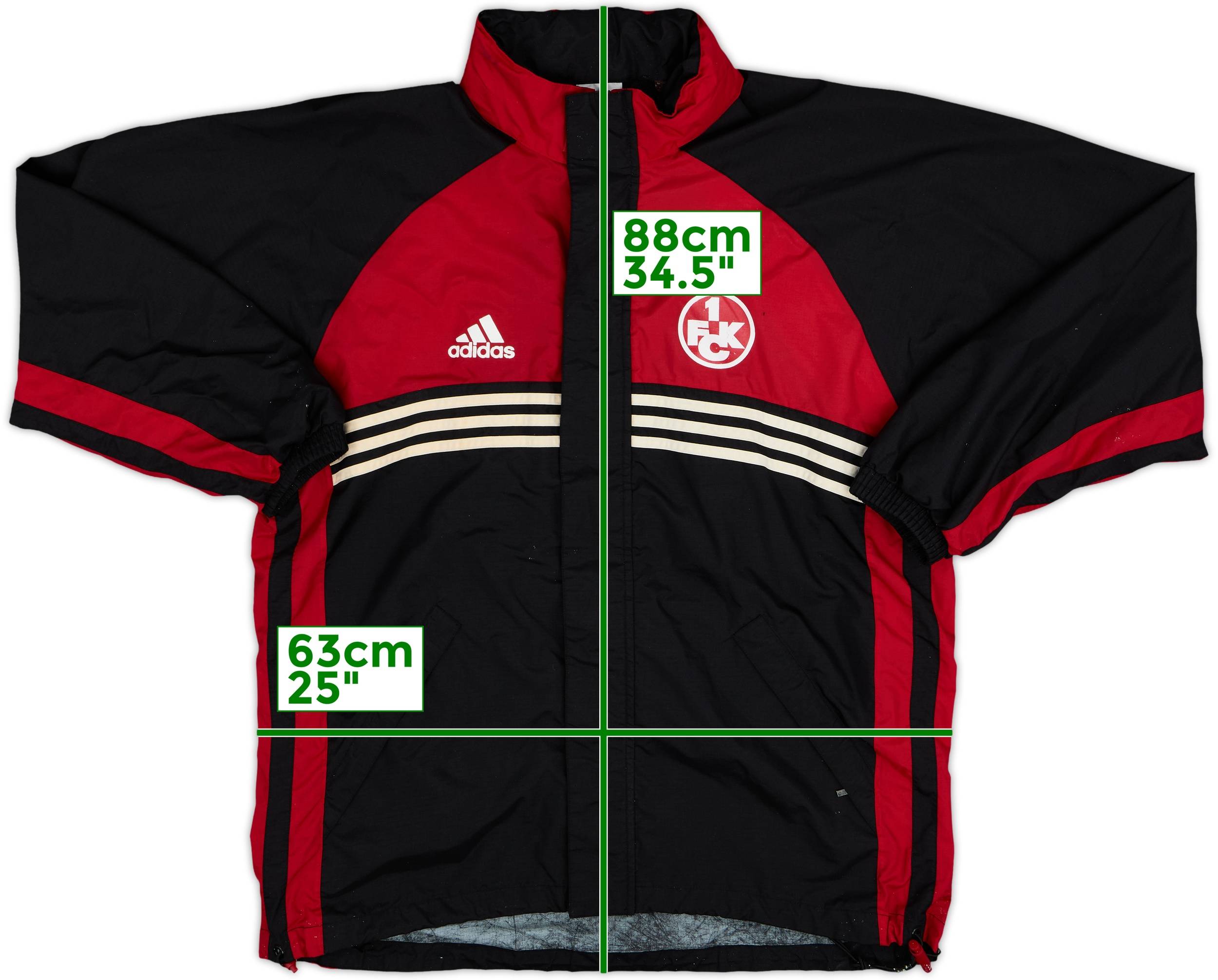 1998-99 Kaiserslautern adidas Hooded Rain Jacket - 4/10 - (L)