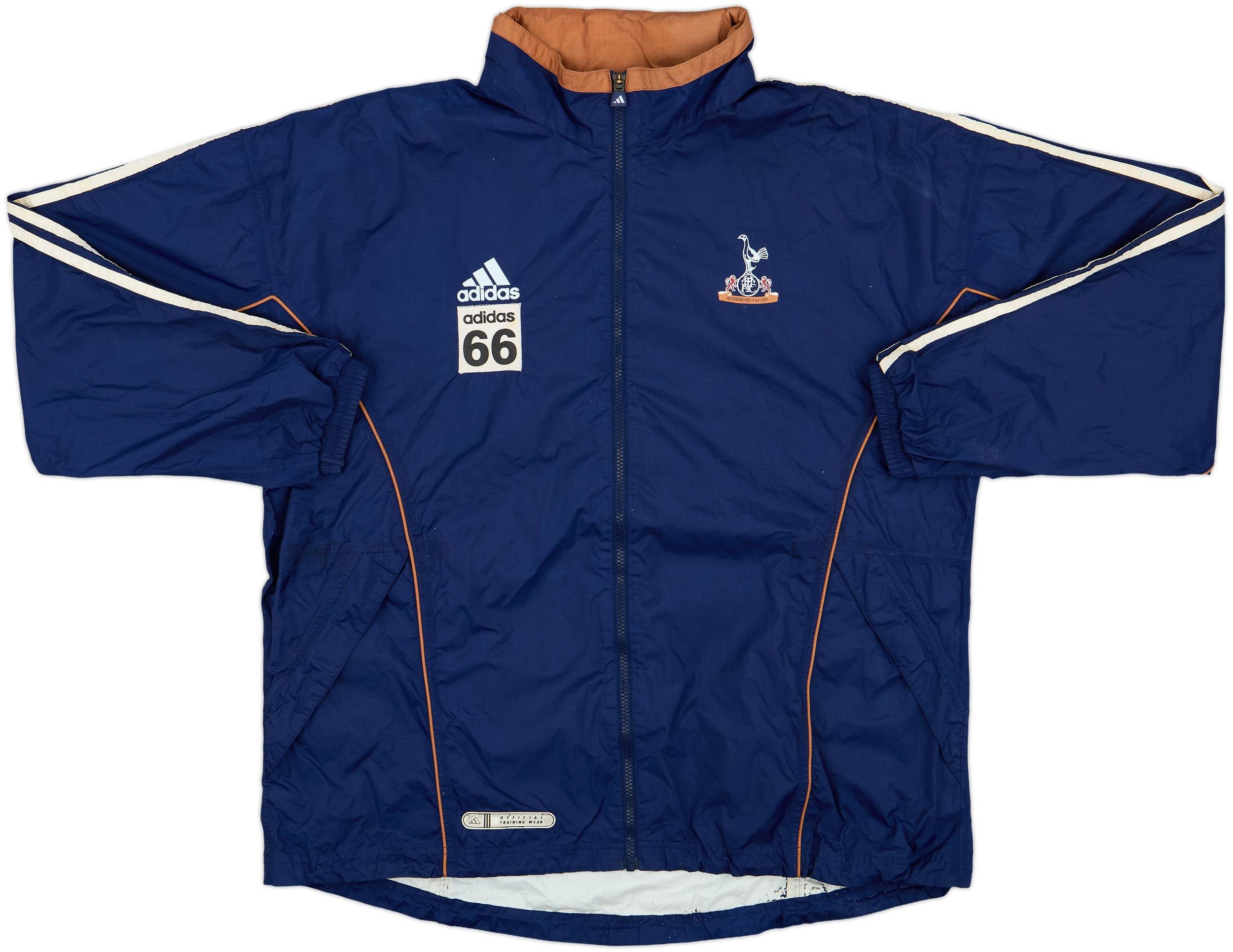1999-00 Tottenham adidas Player Issue Hooded Rain Jacket #66