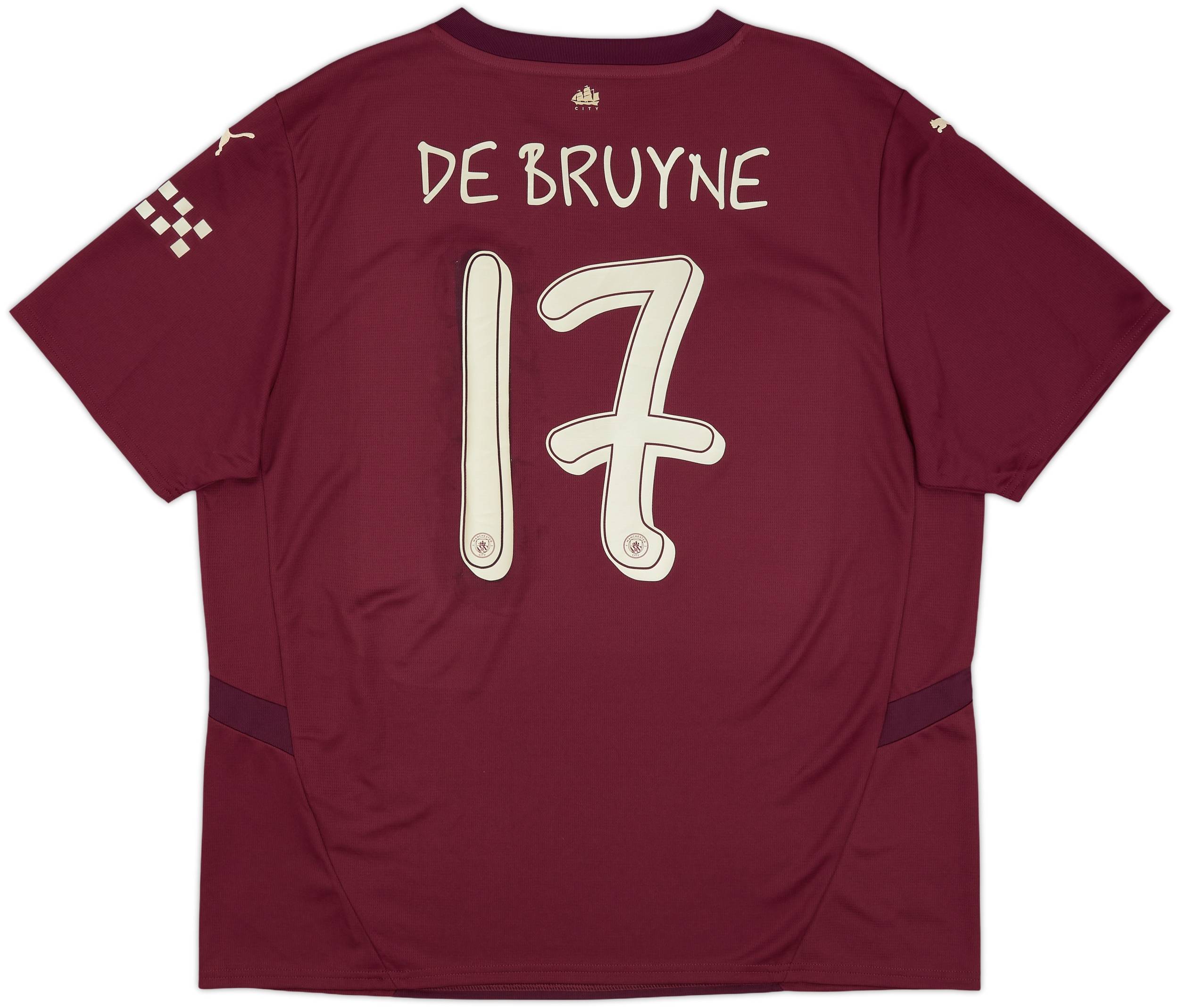 DE BRUYNE 17 プレミアリーグ シャツ 2022-23 Manchester City
