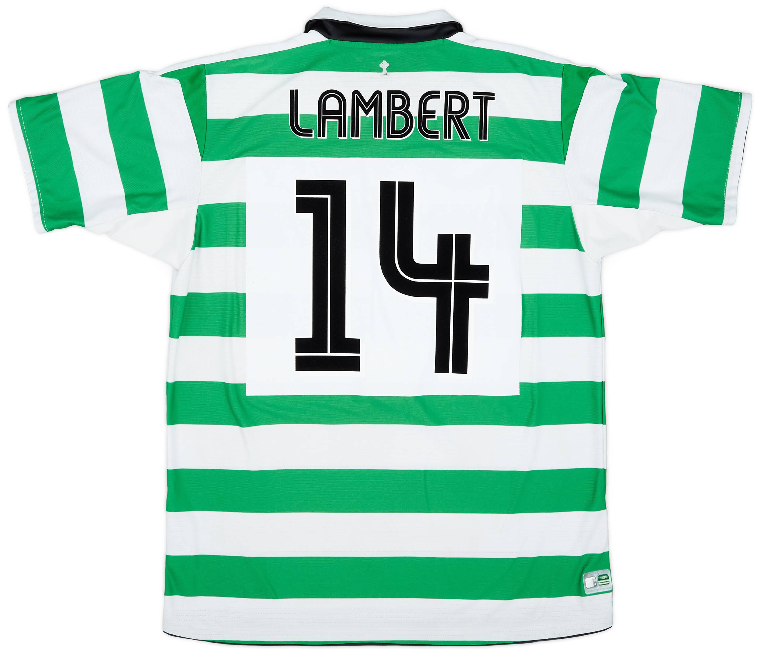 2004-05 Celtic Home Shirt Lambert #14 - 9/10 - (XL)