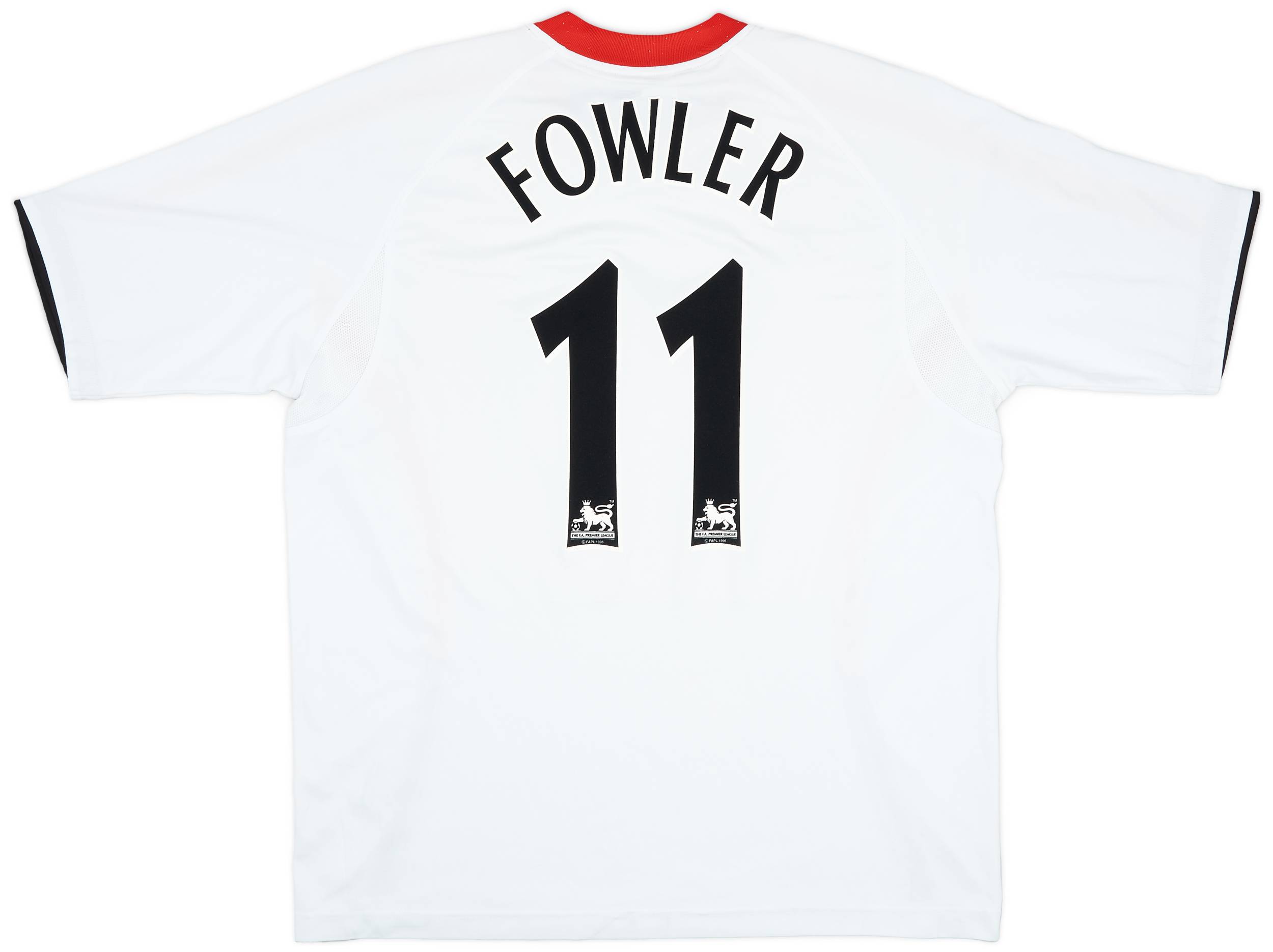 2005-06 Liverpool Away Shirt Fowler #11 - 9/10 - (XL)