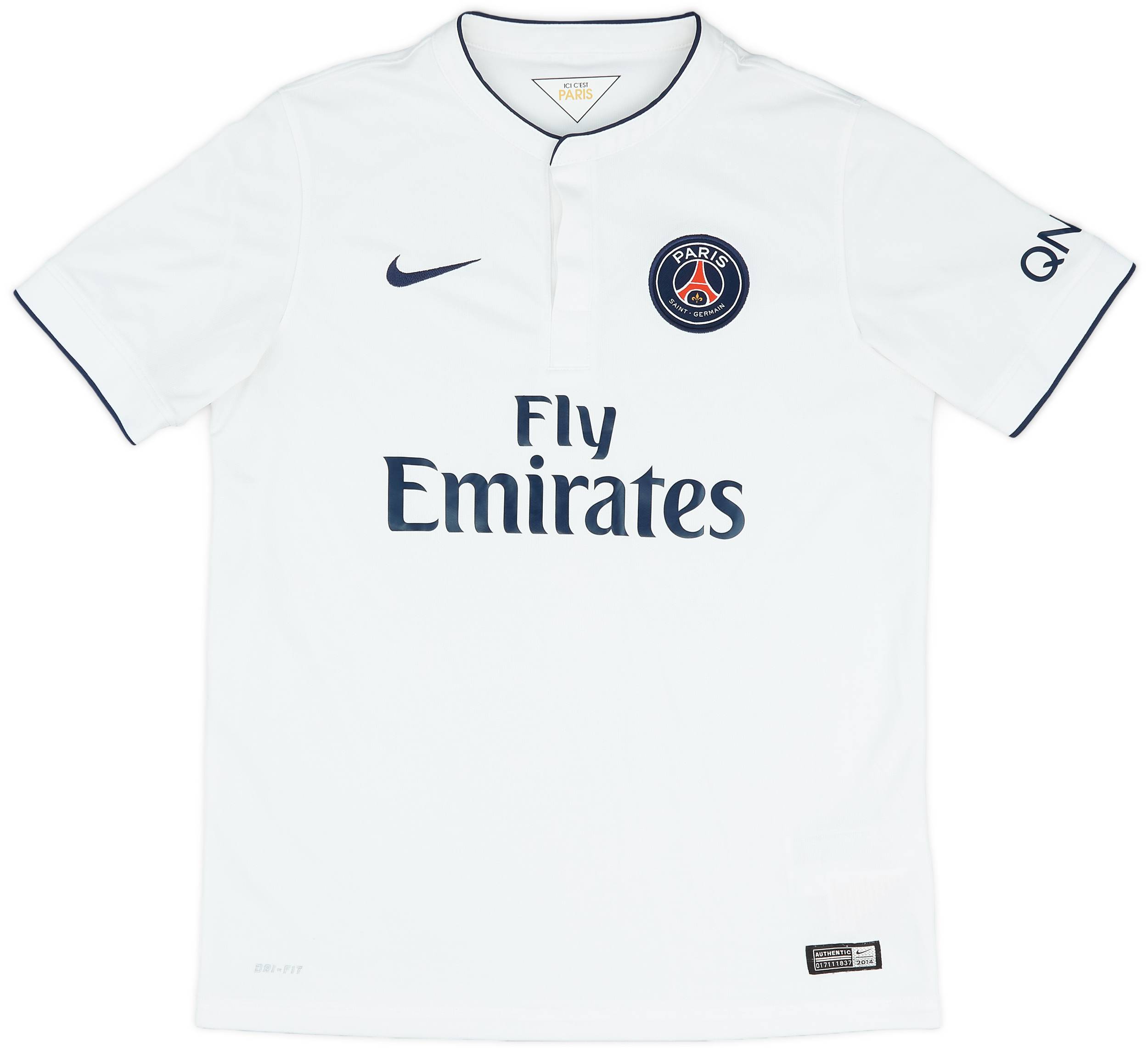 2014-15 Paris Saint-Germain Away Shirt - 8/10 - (XL.Boys)