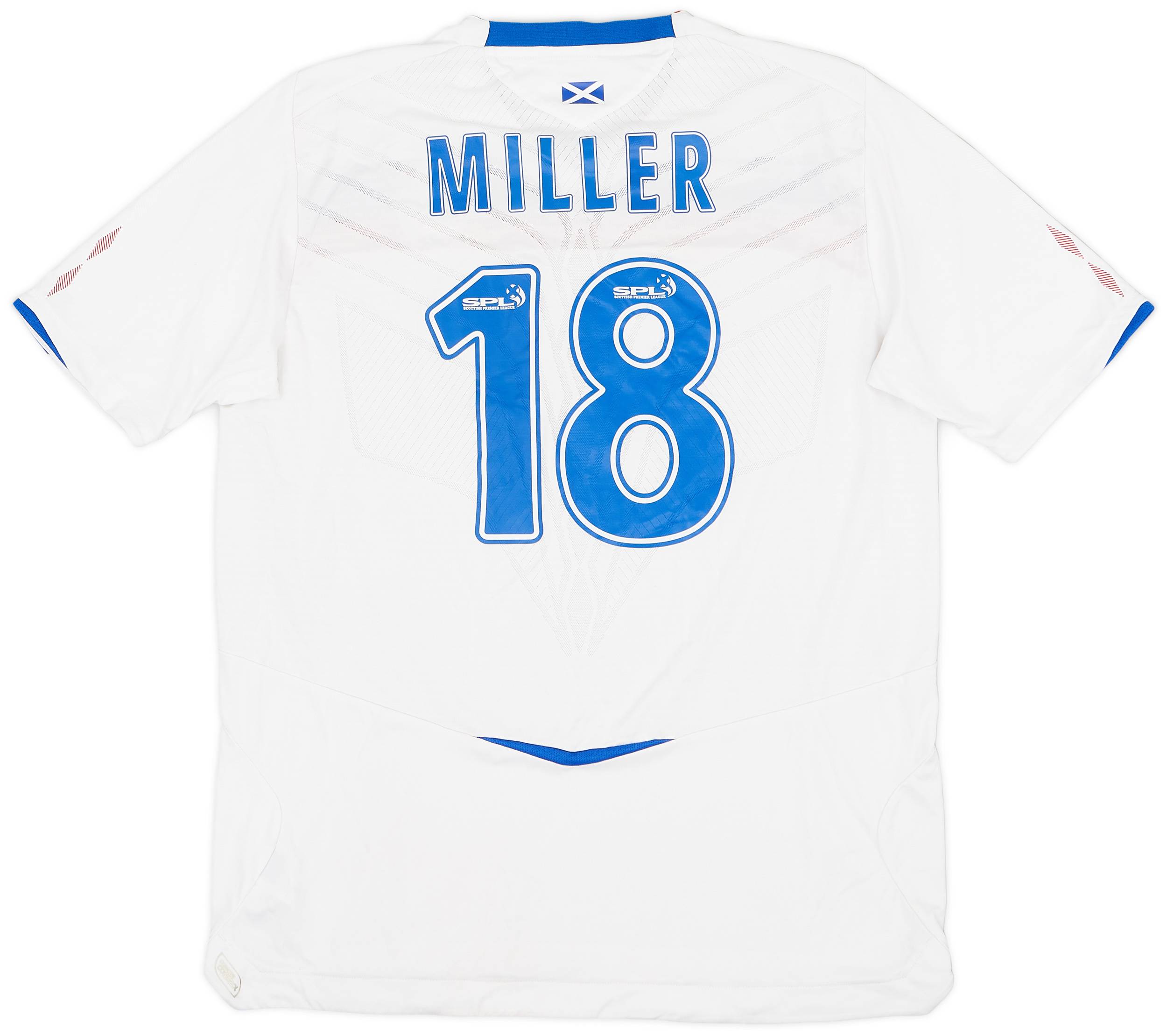 2008-09 Rangers Away Shirt Miller #18 - 9/10 - (XL)