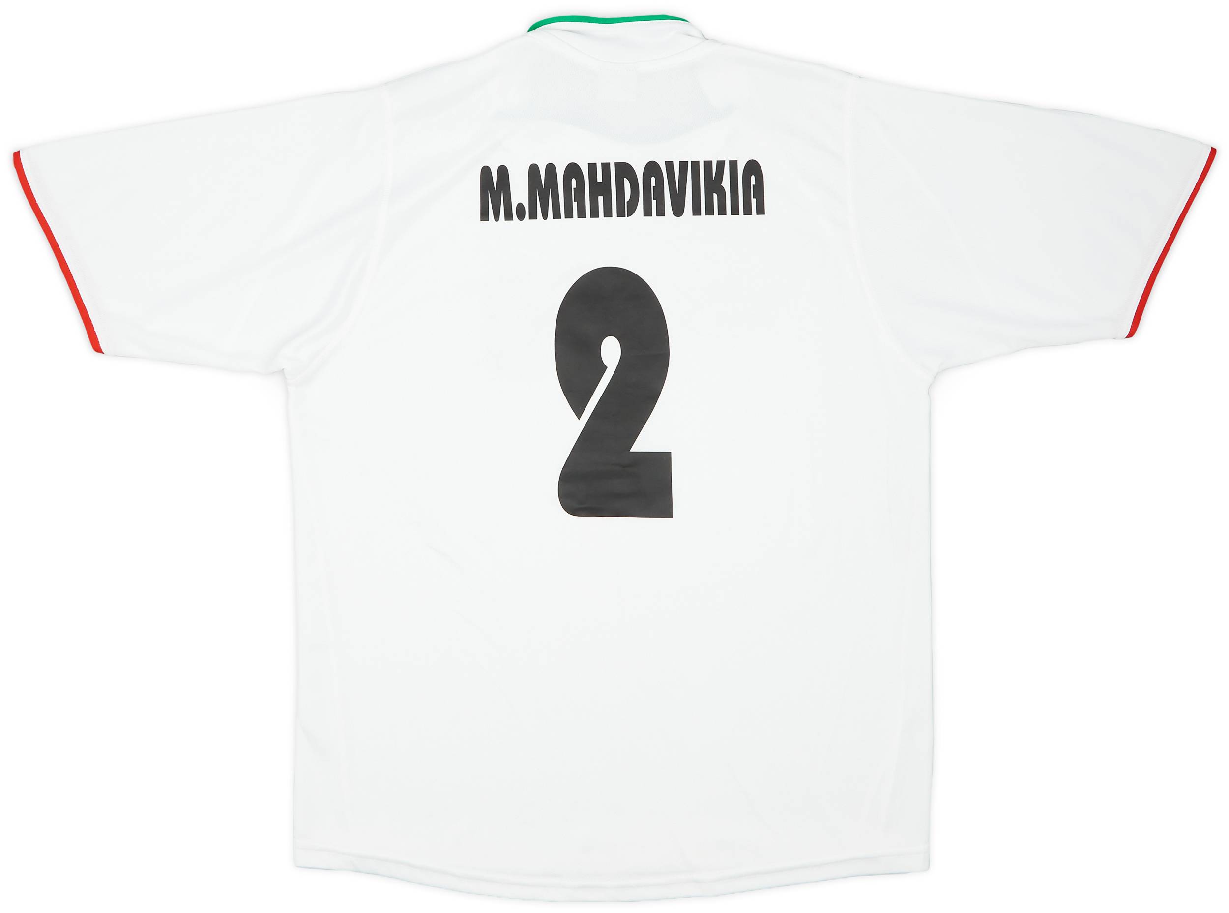 2003-04 Iran Home Shirt M.Mahdavikia #2 - 8/10 - (L)