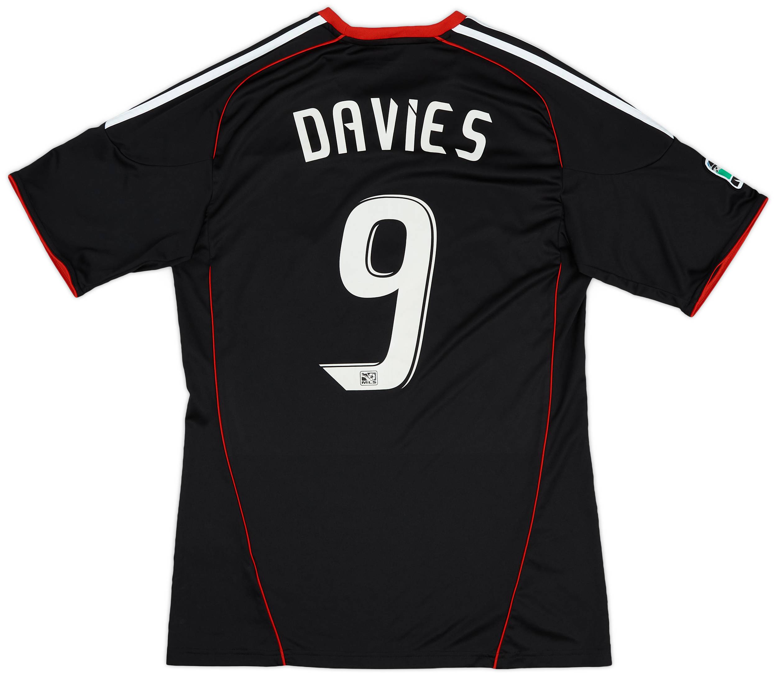 2010-12 DC United Home Shirt Davies #9 - 8/10 - (M)