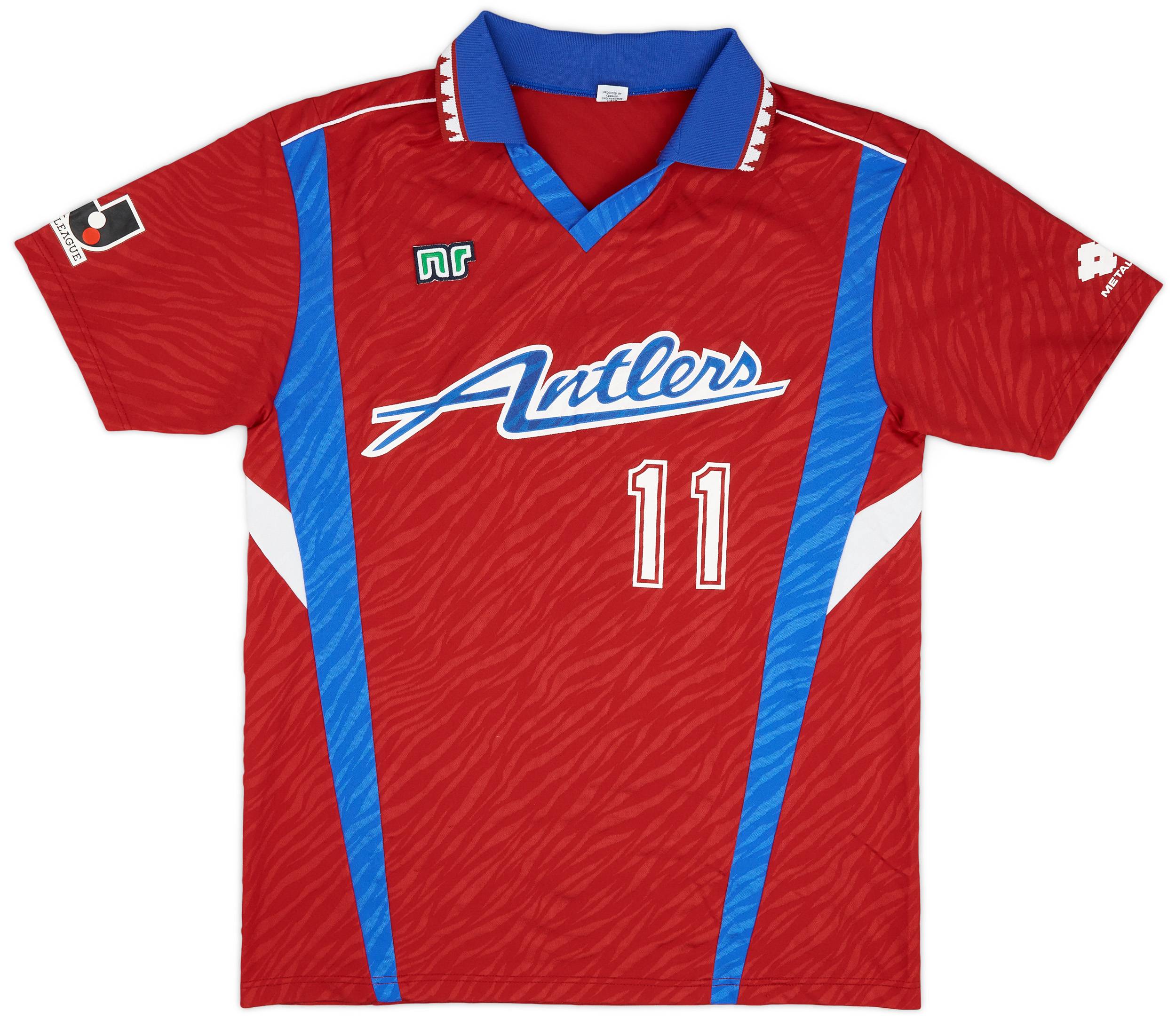 1992 Kashima Antlers Home Shirt #11 - 9/10 - (L)