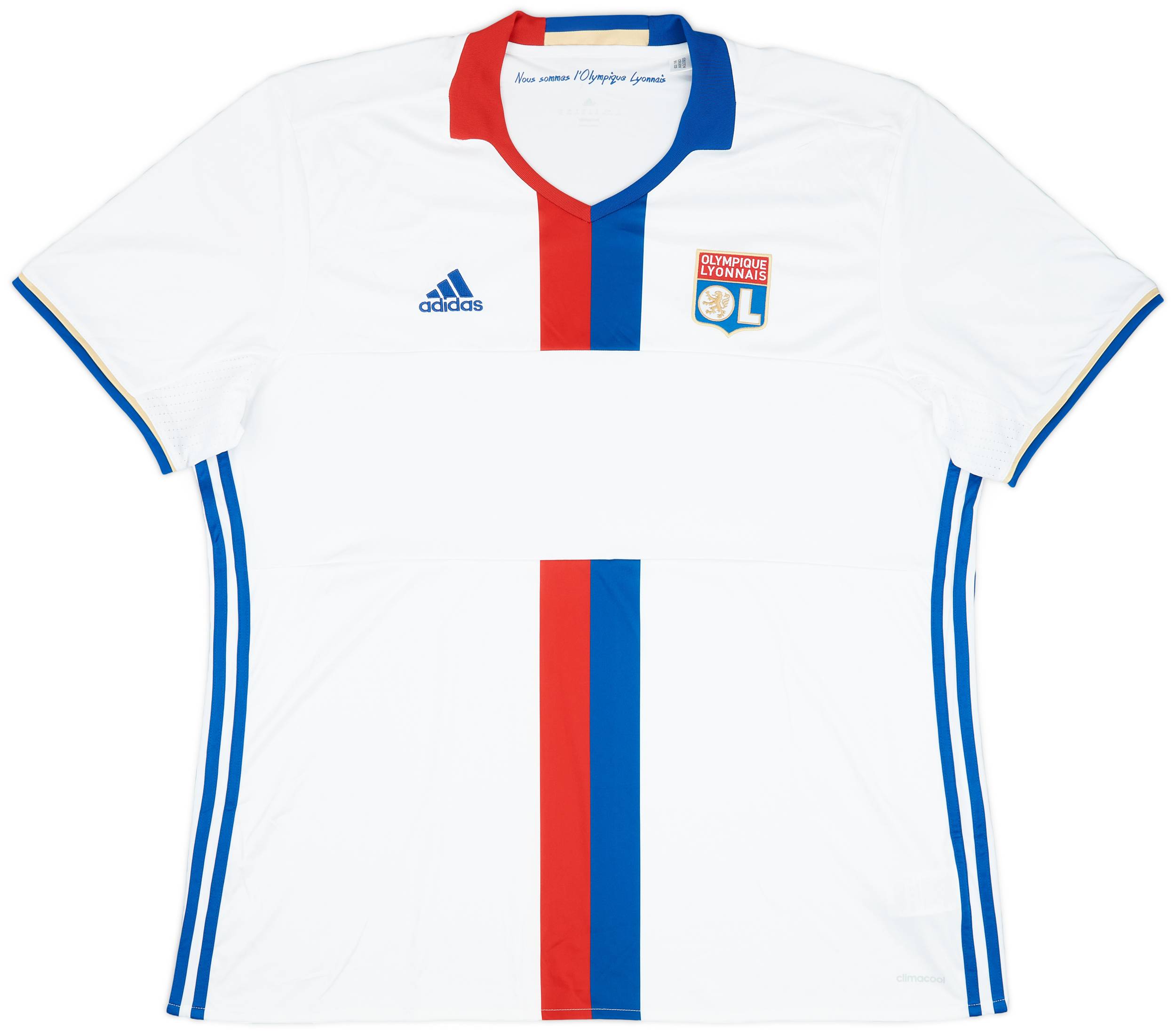 2016-17 Lyon Home Shirt - 8/10 - (XXL)
