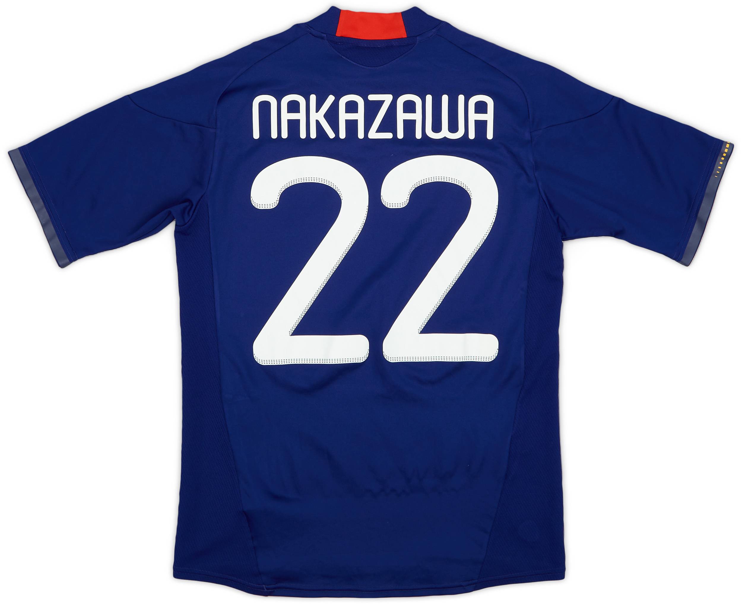 2010-12 Japan Home Shirt Nakazawa #22 - 9/10 - (S)