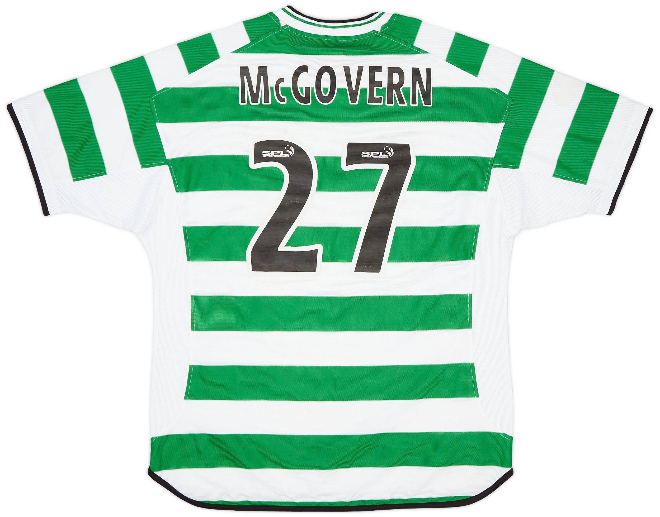 2001-03 Celtic Home Shirt McGovern #27 - 7/10 - (XL)