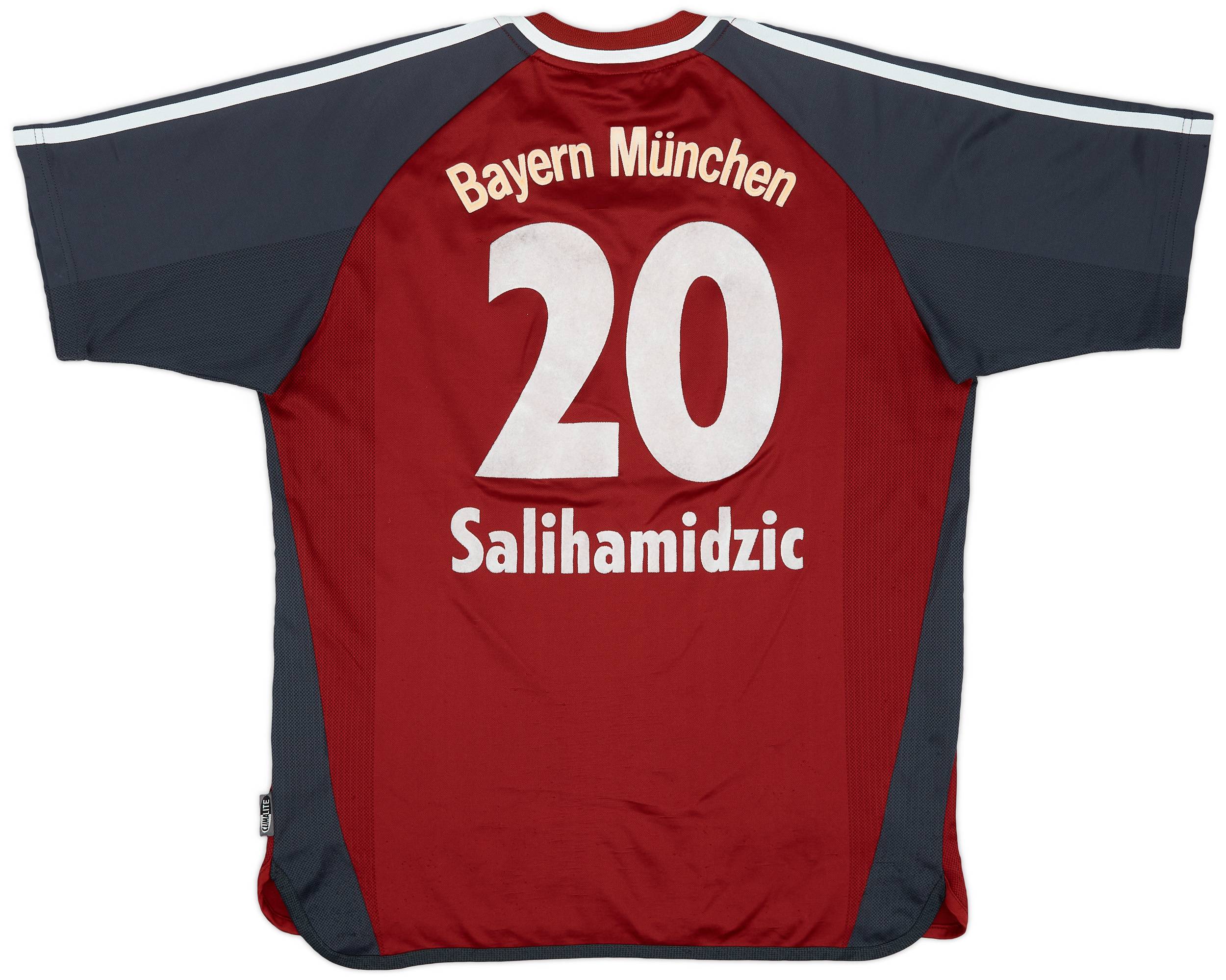 2001-02 Bayern Munich Home Shirt Salihamidžić #20 - 7/10 - (XL.Boys)