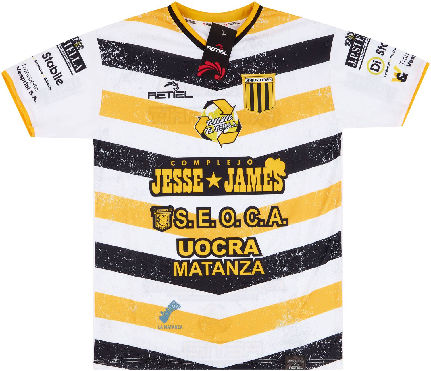 2019-20 Club Almirante Brown Away Shirt