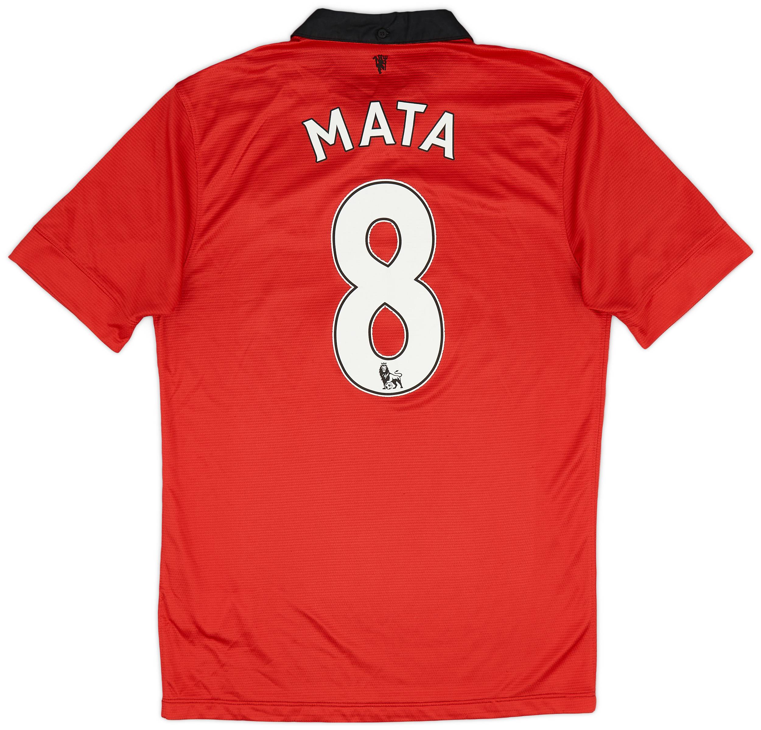 2013-14 Manchester United Home Shirt Mata #8 - 8/10 - (S)