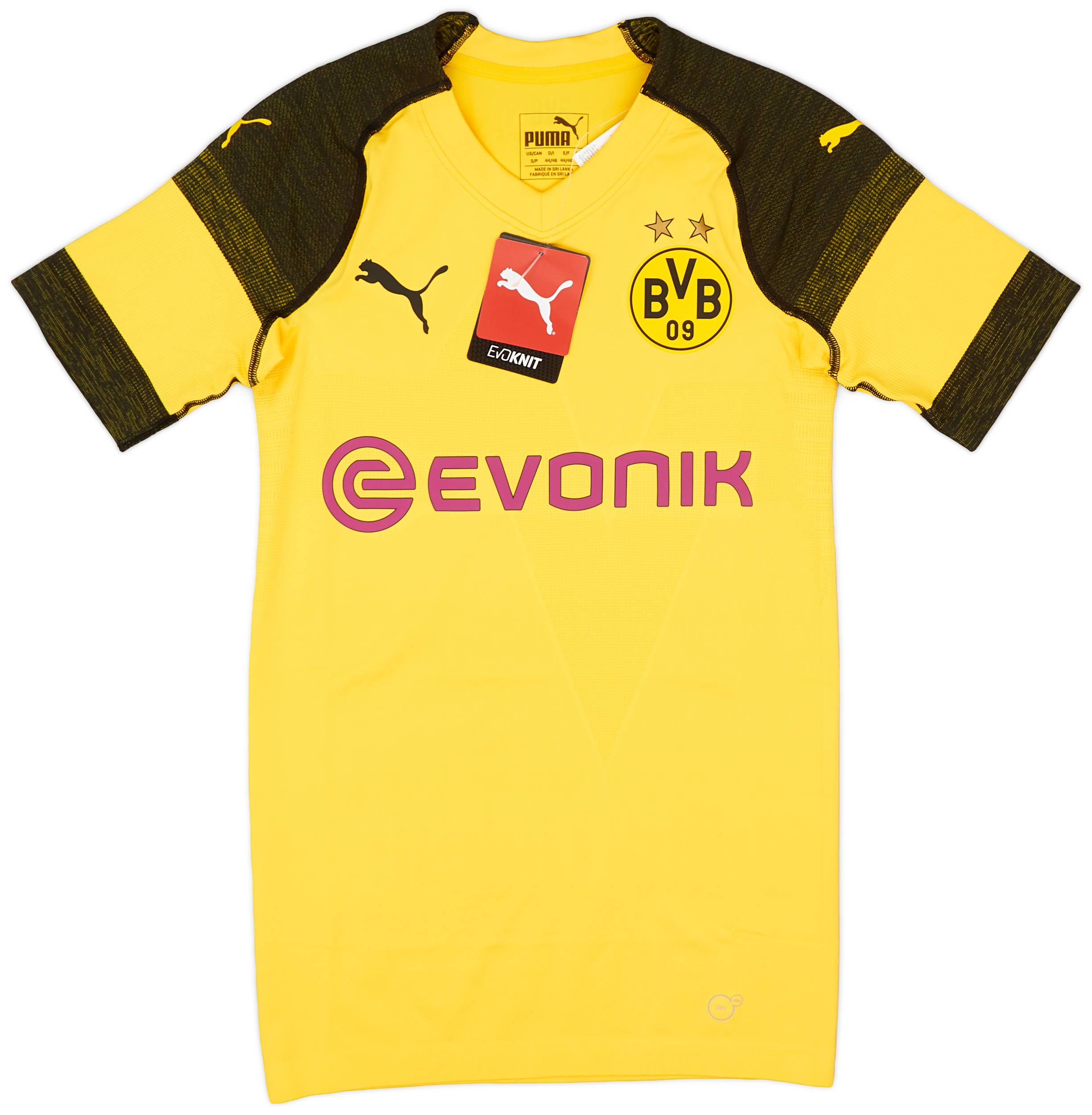 2018-19 Borussia Dortmund Player Issue (EvoKNIT) Home Shirt (S)