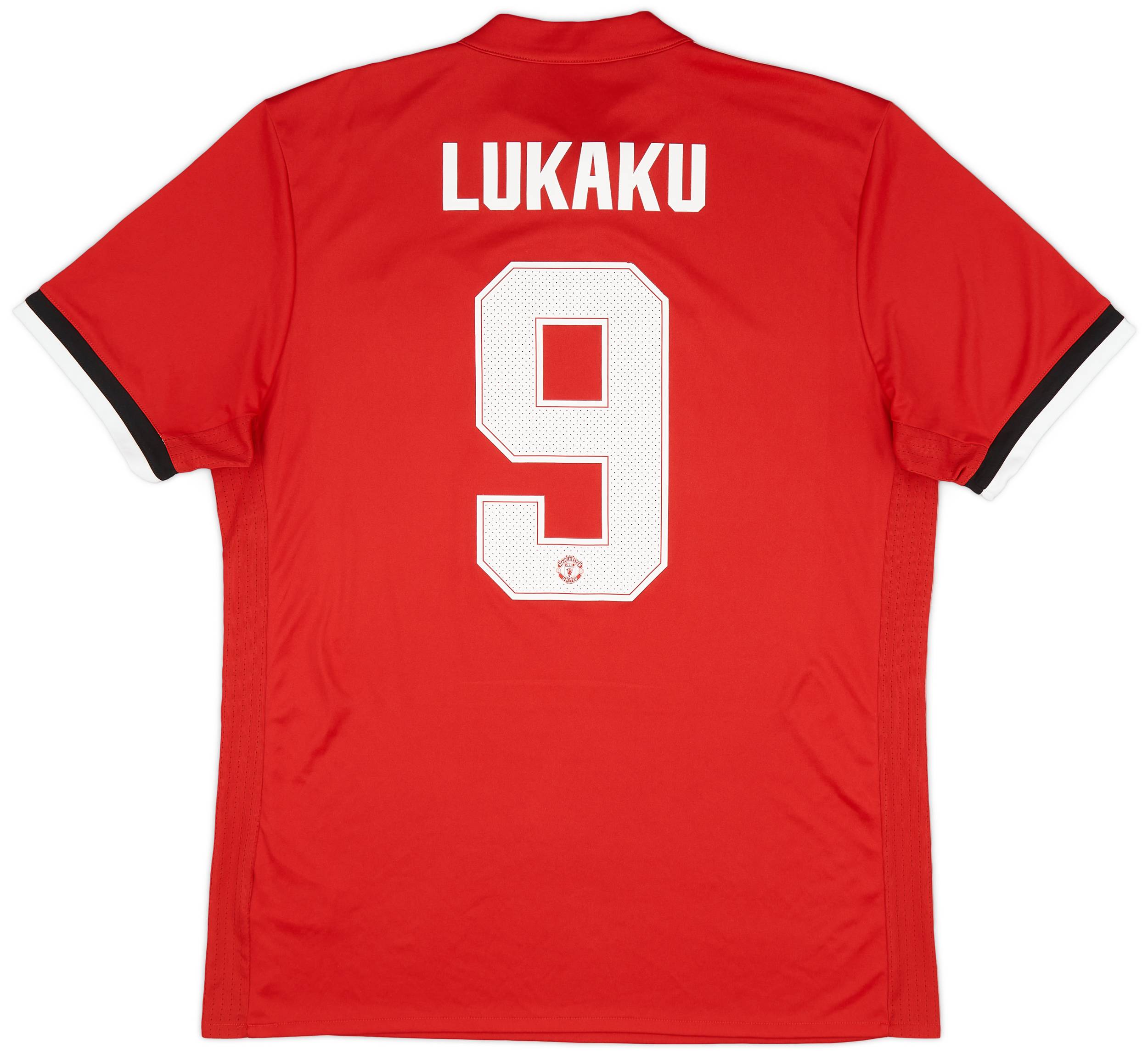 2017-18 Manchester United Home Shirt Lukaku #9 - 8/10 - (L)