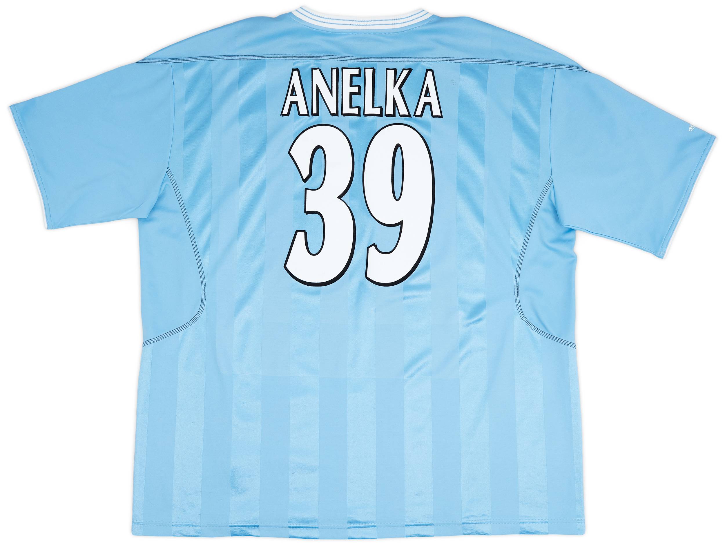 2003-04 Manchester City Home Shirt Anelka #39 - 6/10 - (XL)