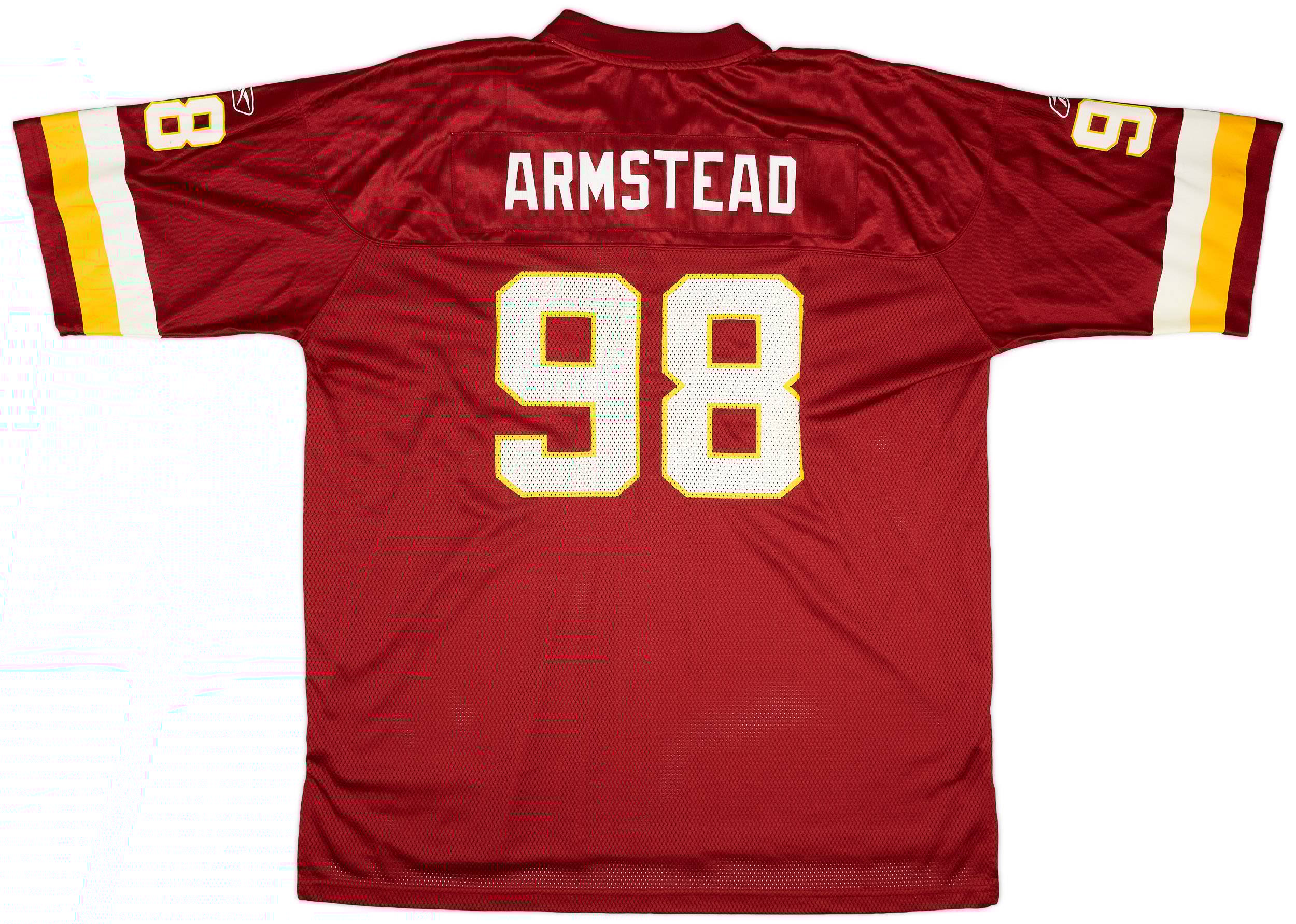 2003 Washington Redskins Armstead #98 Reebok On Field Home Jersey