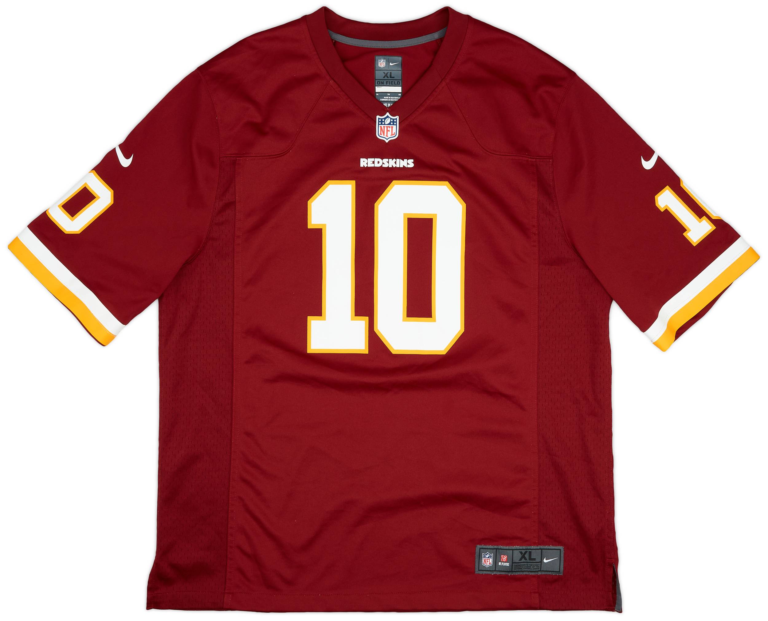 2012 15 Washington Redskins Griffin III 10 Nike Game Home Jersey Very Good XL