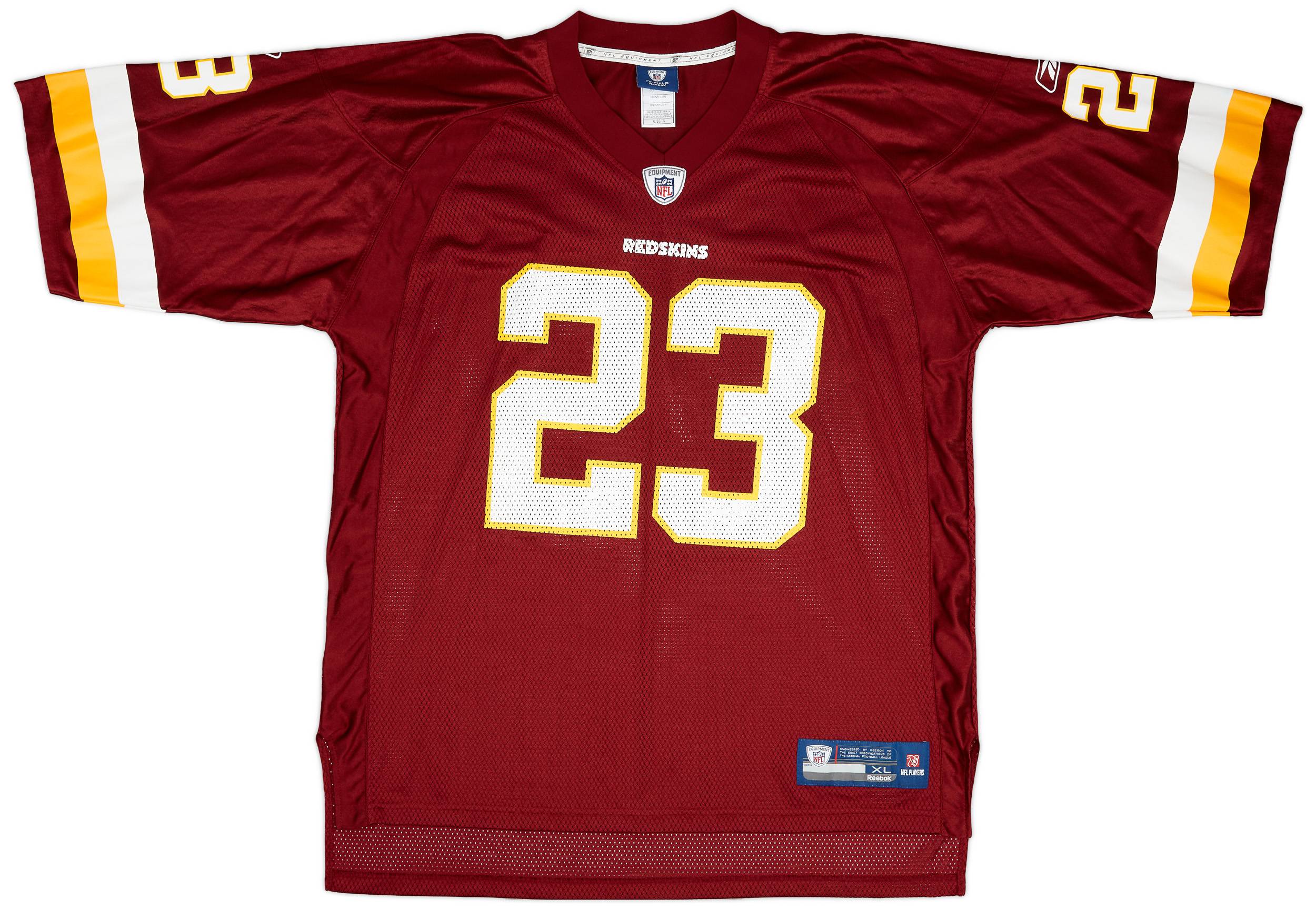 2008 11 Washington Redskins Hall 23 Reebok On Field Home Jersey Excellent XL