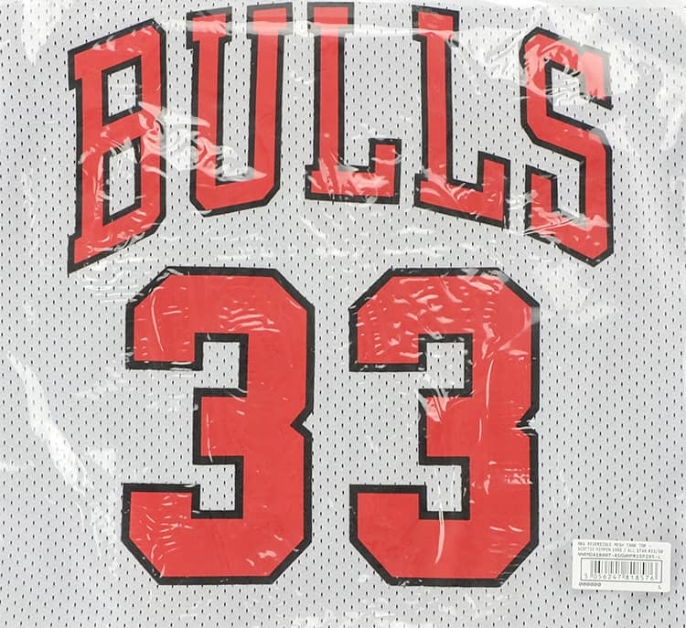 Amazon) Mitchell & Ness Chicago Bulls Pippen #33 Reversible