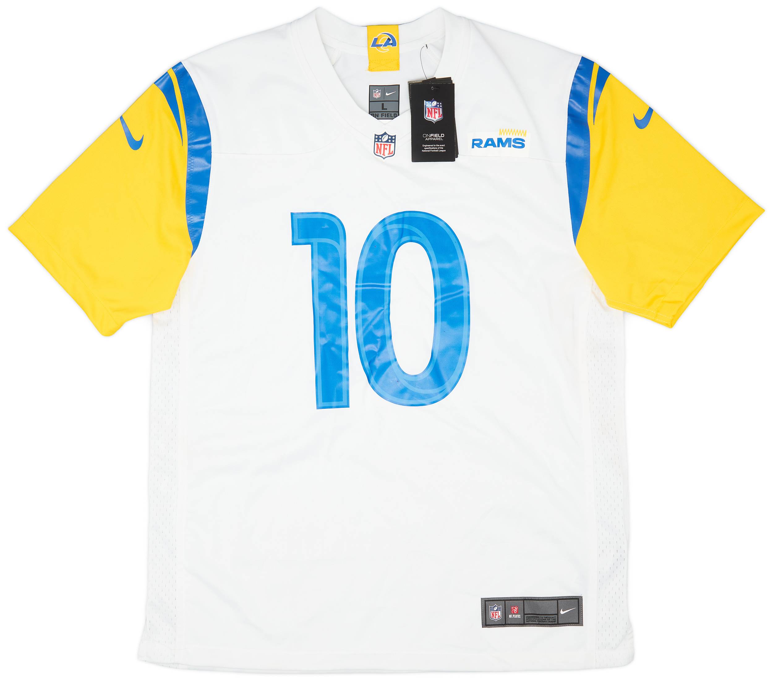 2020 23 LA Rams Kupp 10 Nike Game Away Jersey L