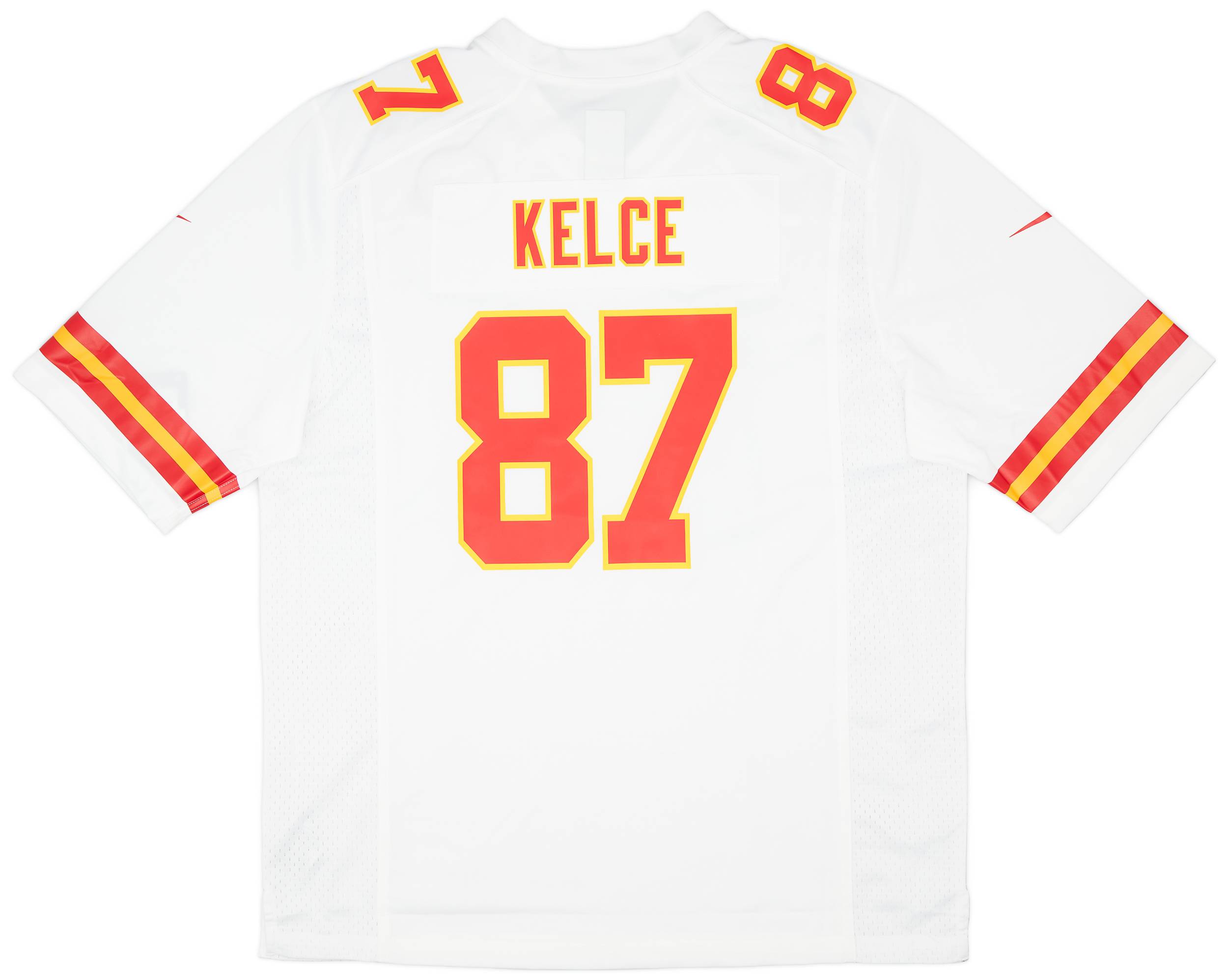 2013-23 Kansas City Chiefs Kelce #87 Nike Game Away Jersey (XXL)
