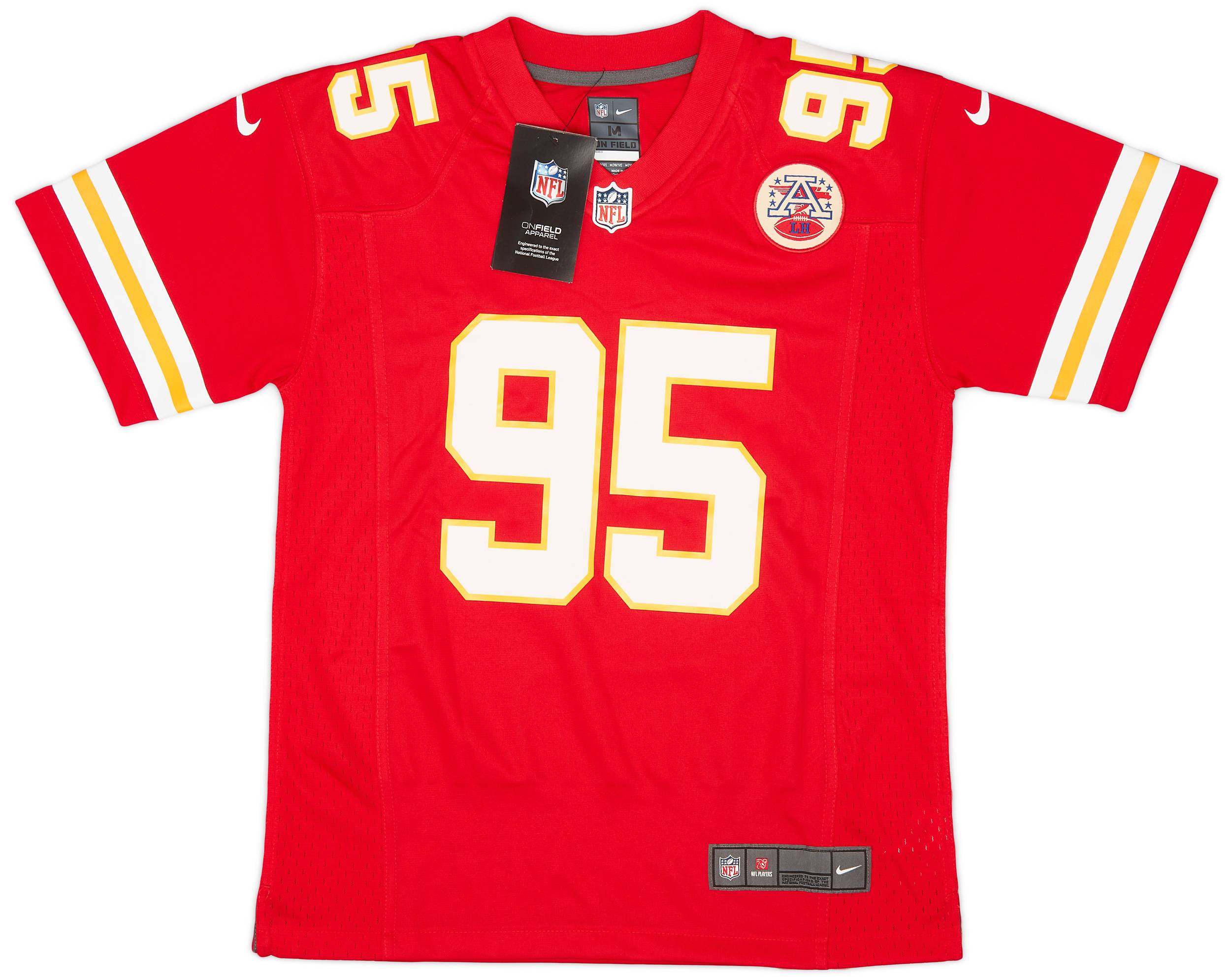 2016 23 Kansas City Chiefs Jones 95 Nike Game Home Jersey M.Kids