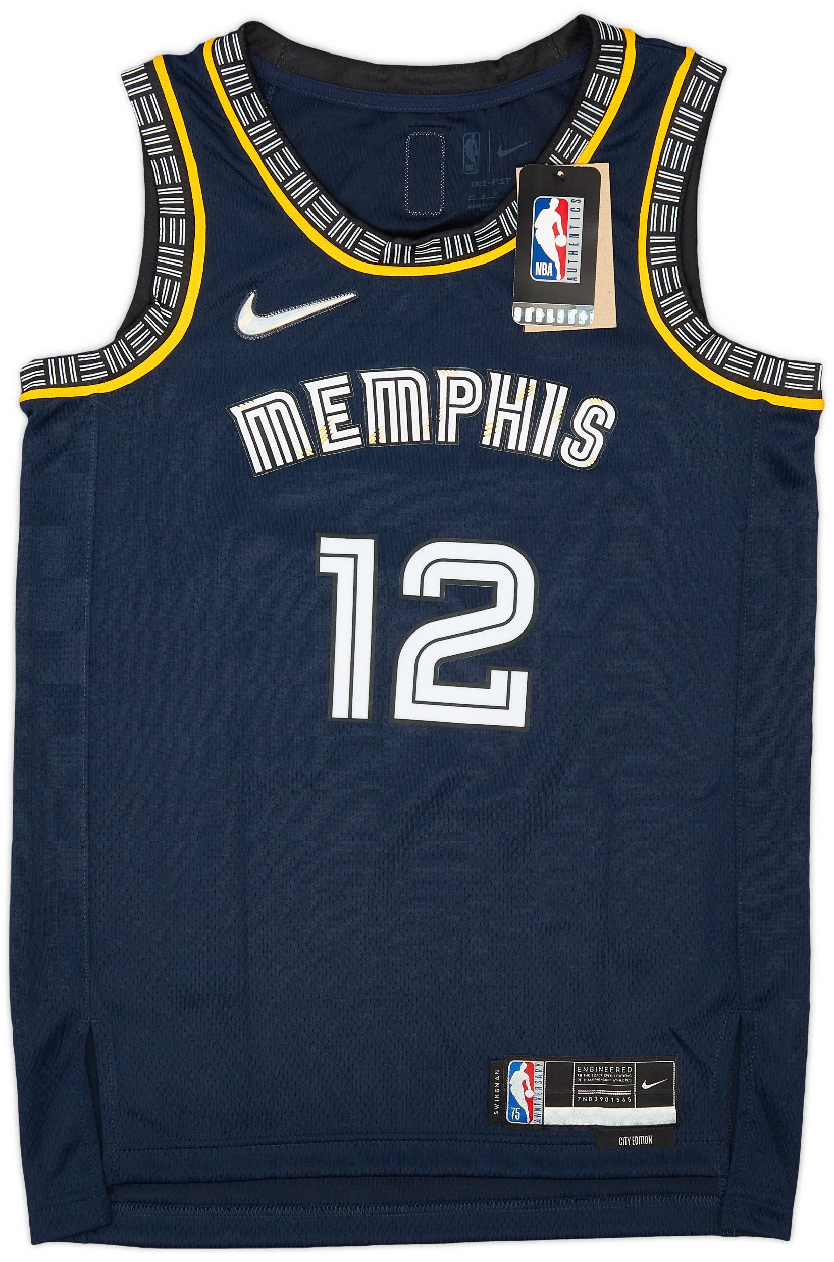 Nike Memphis Grizzlies Ja Morant #12 NBA Swingman Jersey