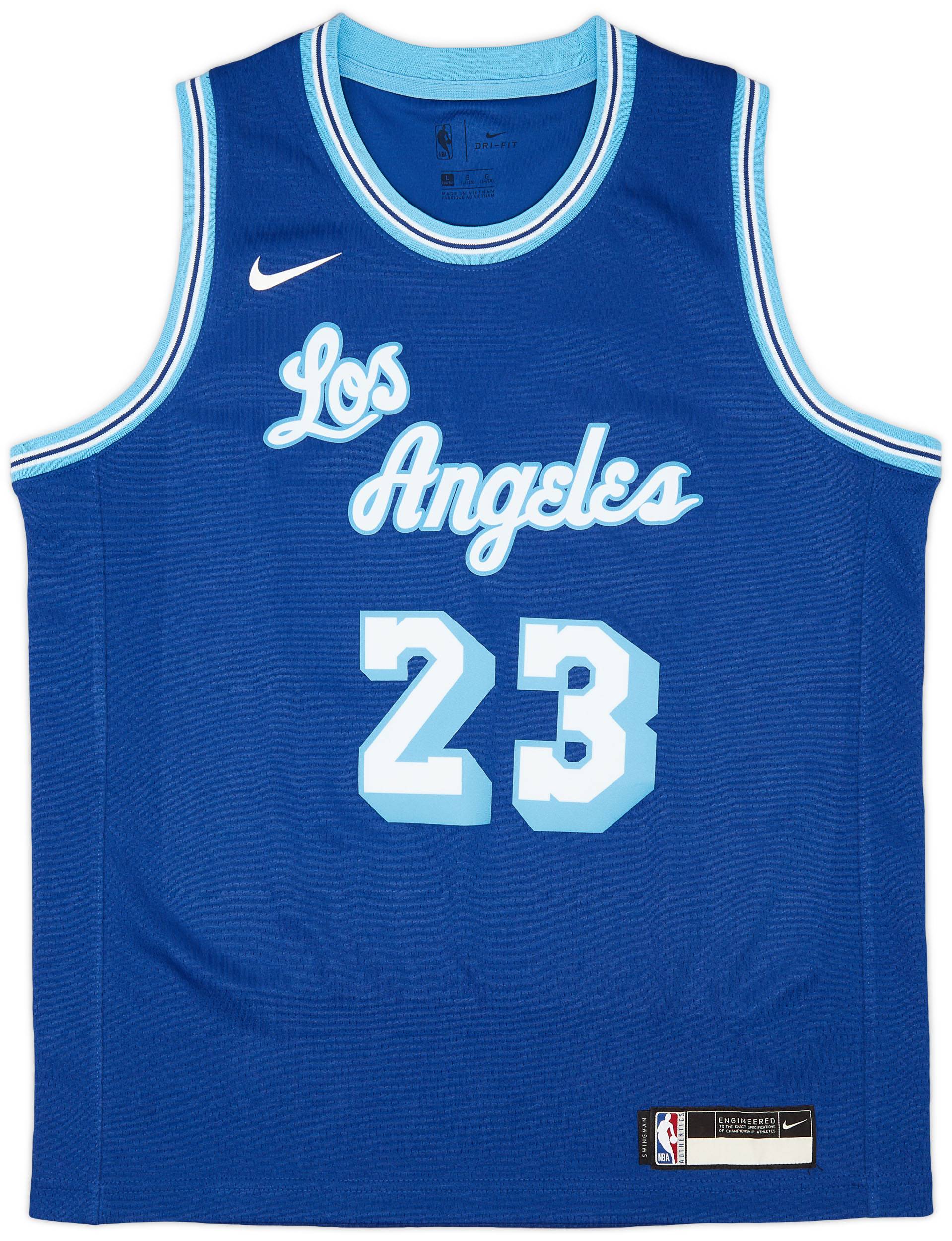 2020 21 LA Lakers James 23 Nike Swingman Classic Jersey L.Kids