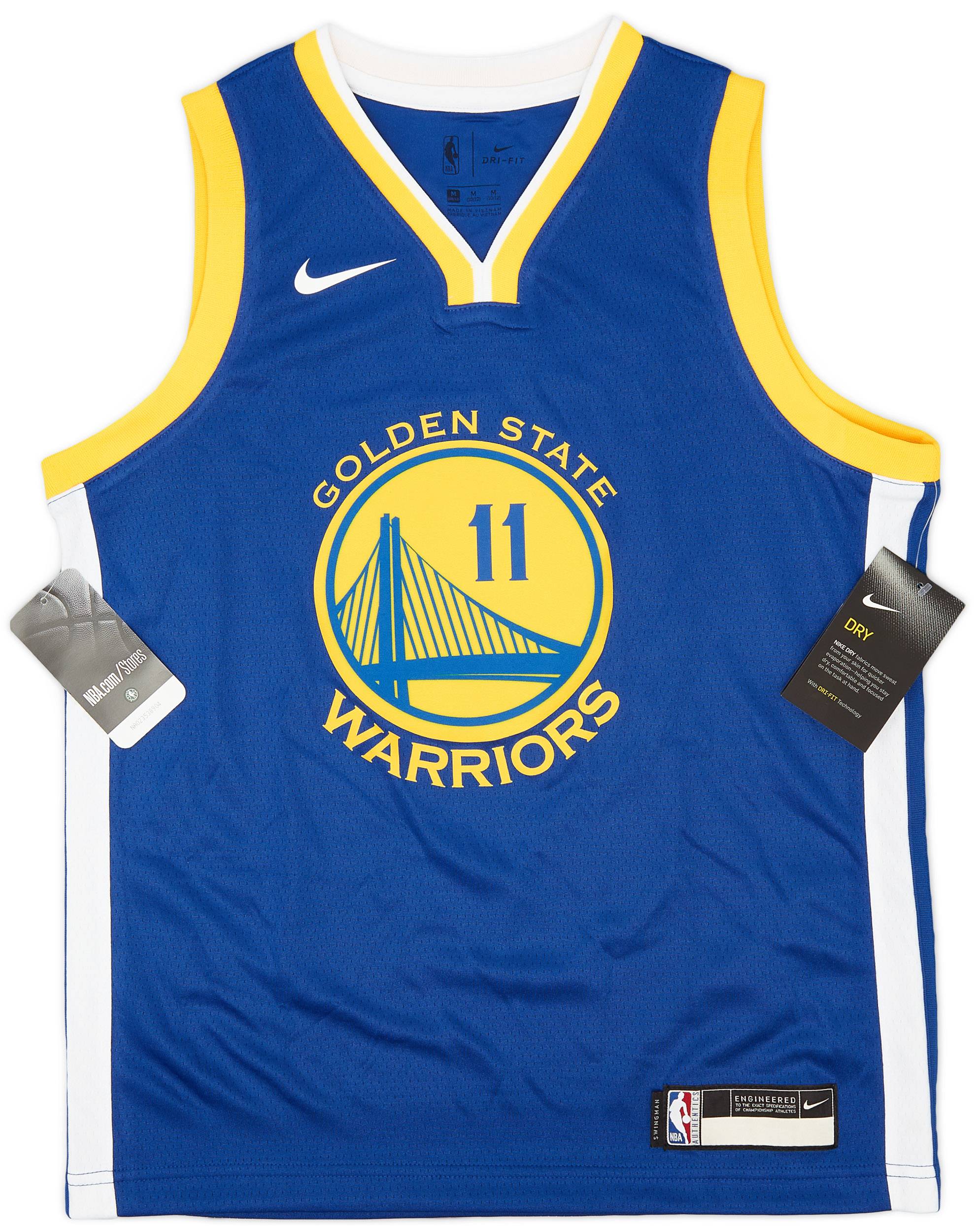 2017-24 Golden State Warriors Thompson #11 Nike Swingman Away Jersey (M.Kids)